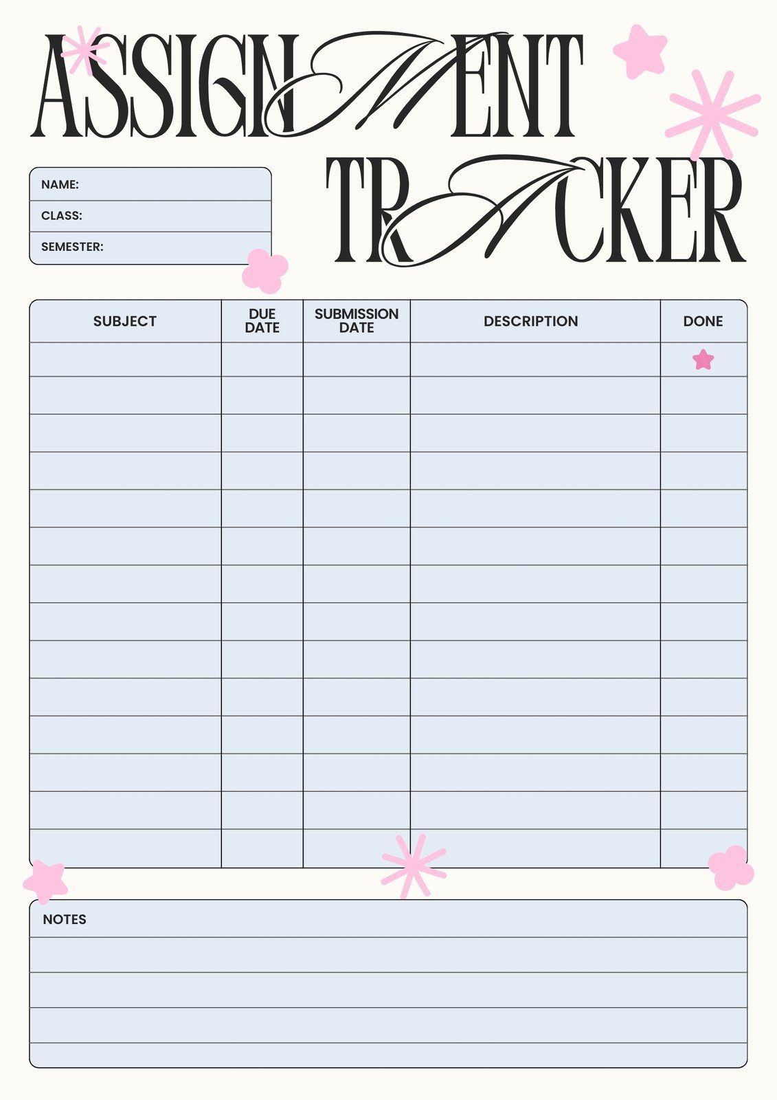 Customize 534+ Student Planner Templates Online - Canva with Free Printable School Agenda Templates