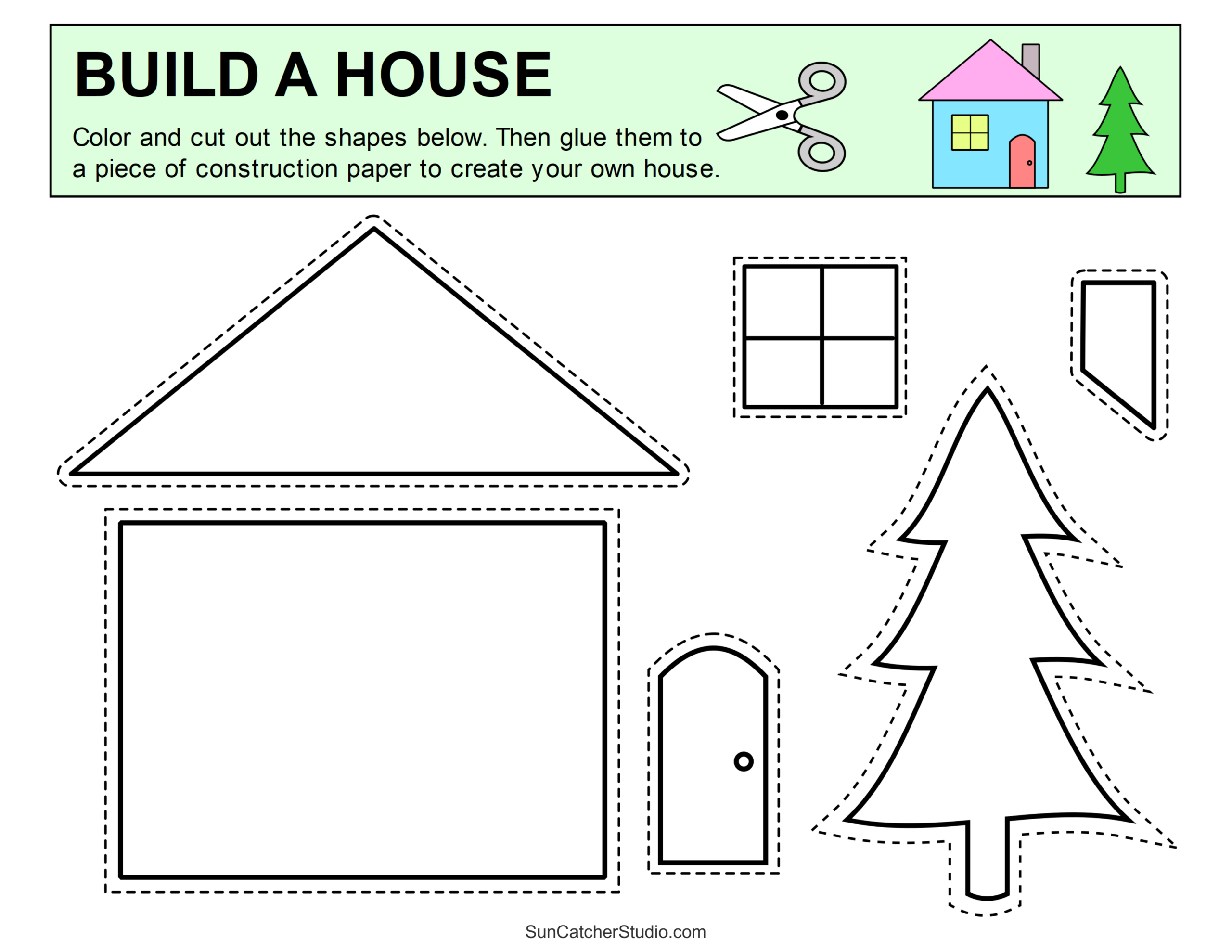 Cut And Paste Worksheets (Printable Activities For Kids) – Free regarding Free Printable Cut And Paste Worksheets For Preschoolers