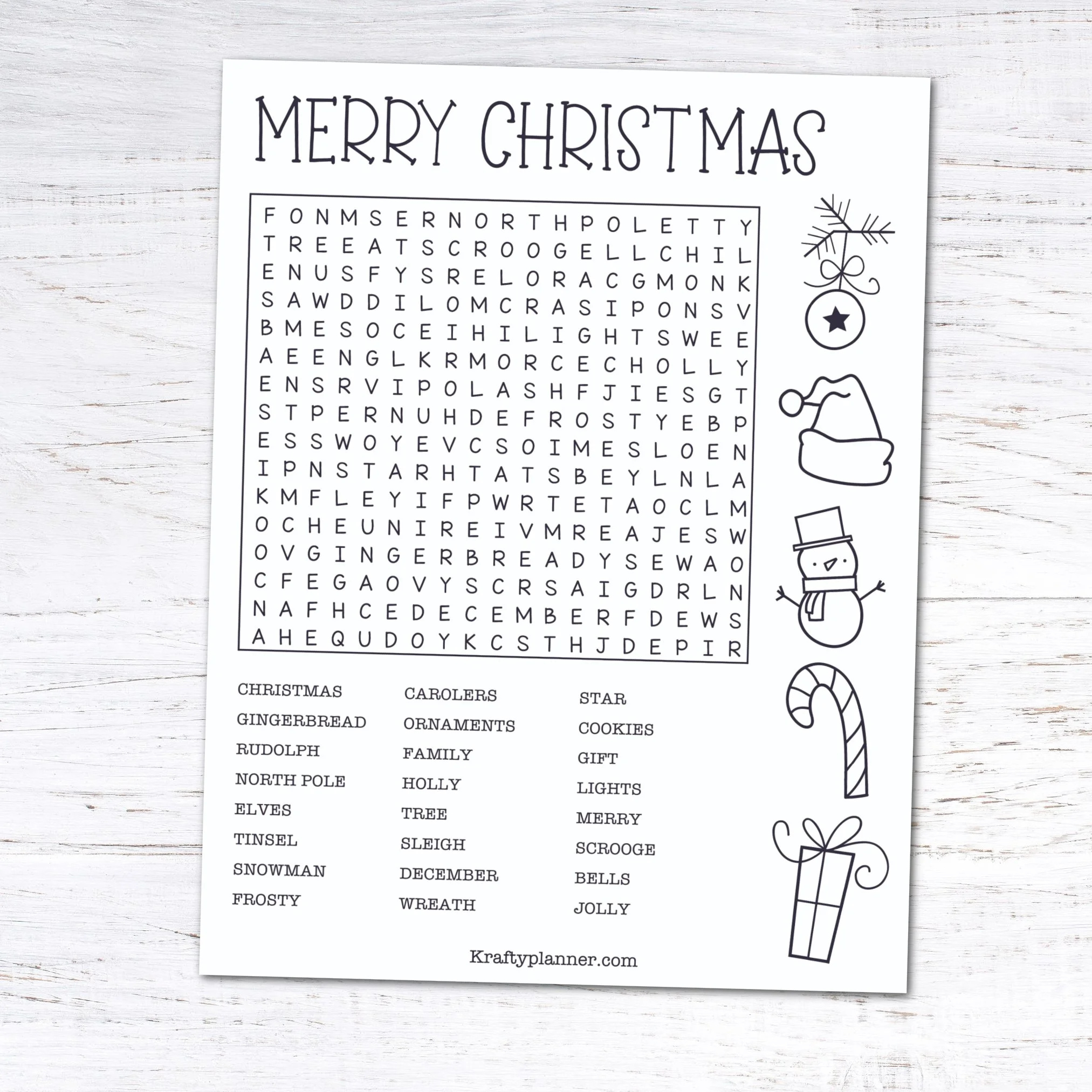 Day 9: Christmas Word Search {12 Days Of Free Christmas Printables with regard to Christmas Find A Word Printable Free