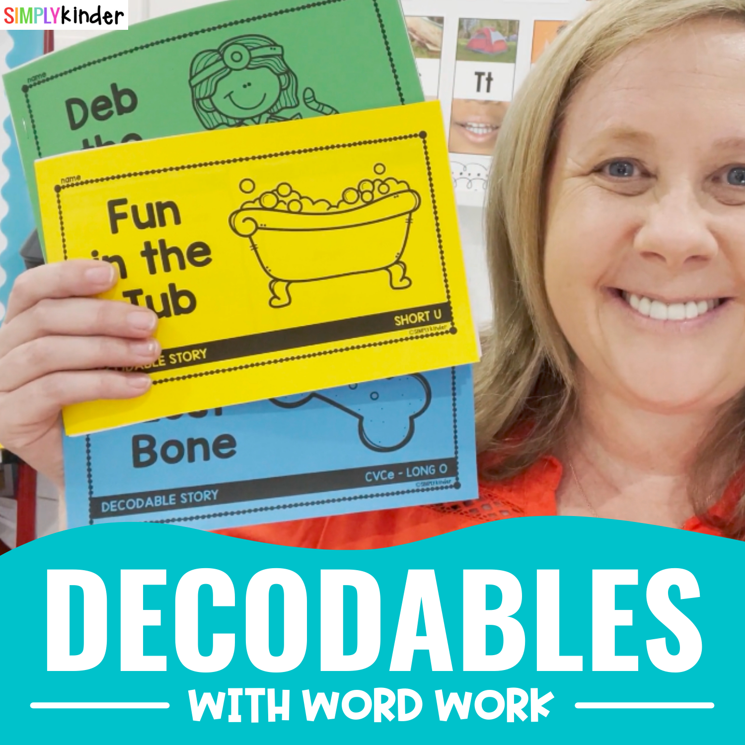 Decodable Readers For Kindergarten - Simply Kinder in Free Printable Decodable Books For Kindergarten