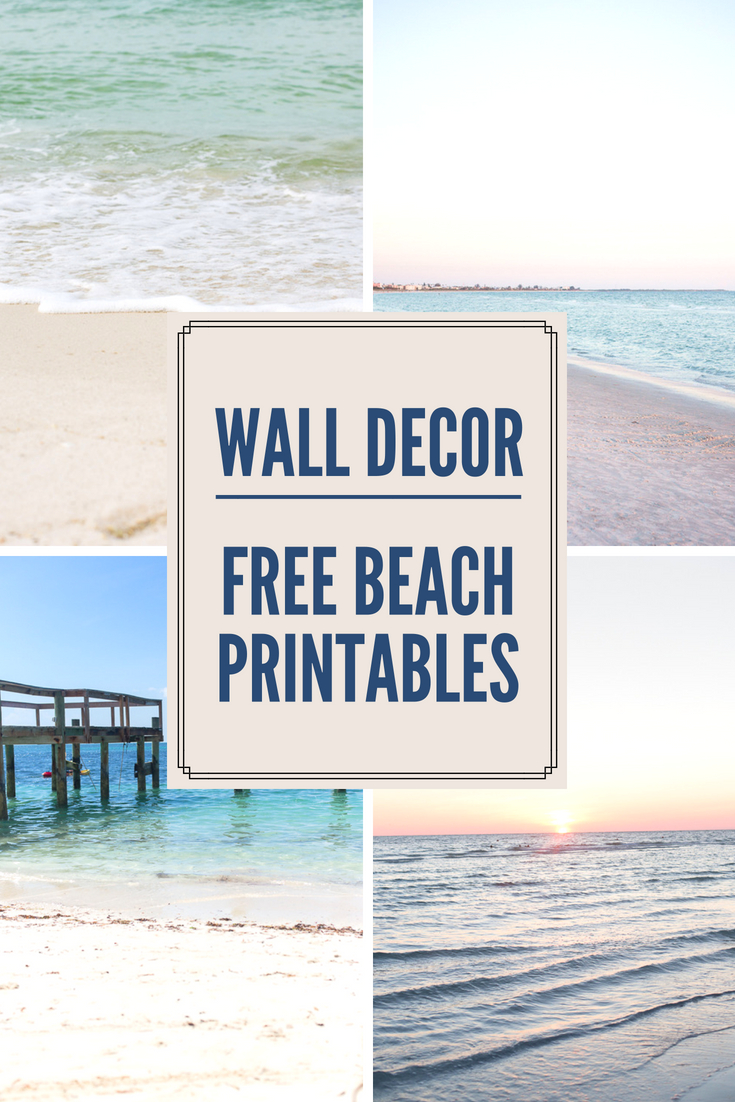 Decorating With Beach Photos - Free Printable Beach Wall Art within Free Printable Beach Pictures