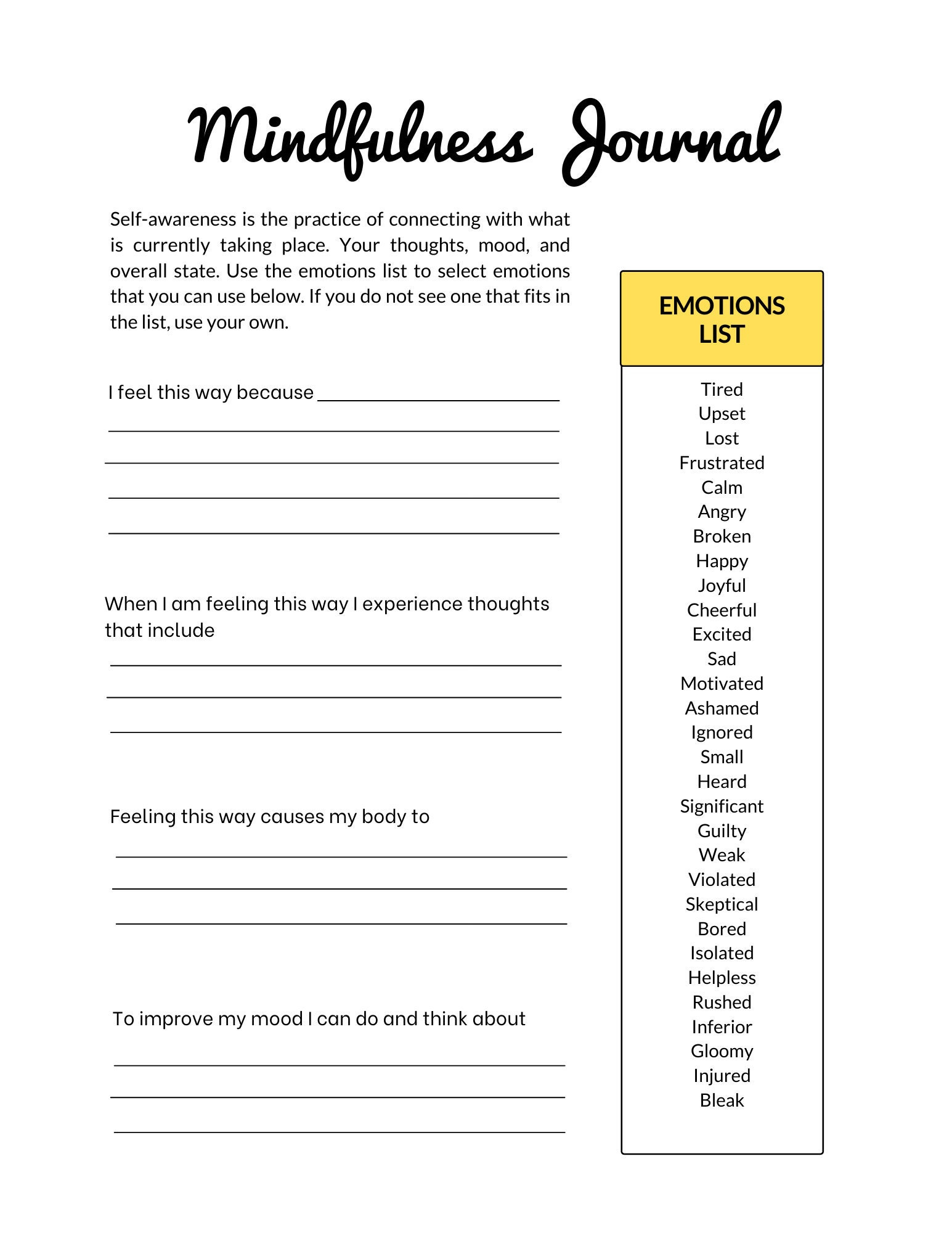 Depression Therapy Worksheets And Journal: For Depression, Mental regarding Free Printable Worksheets On Depression