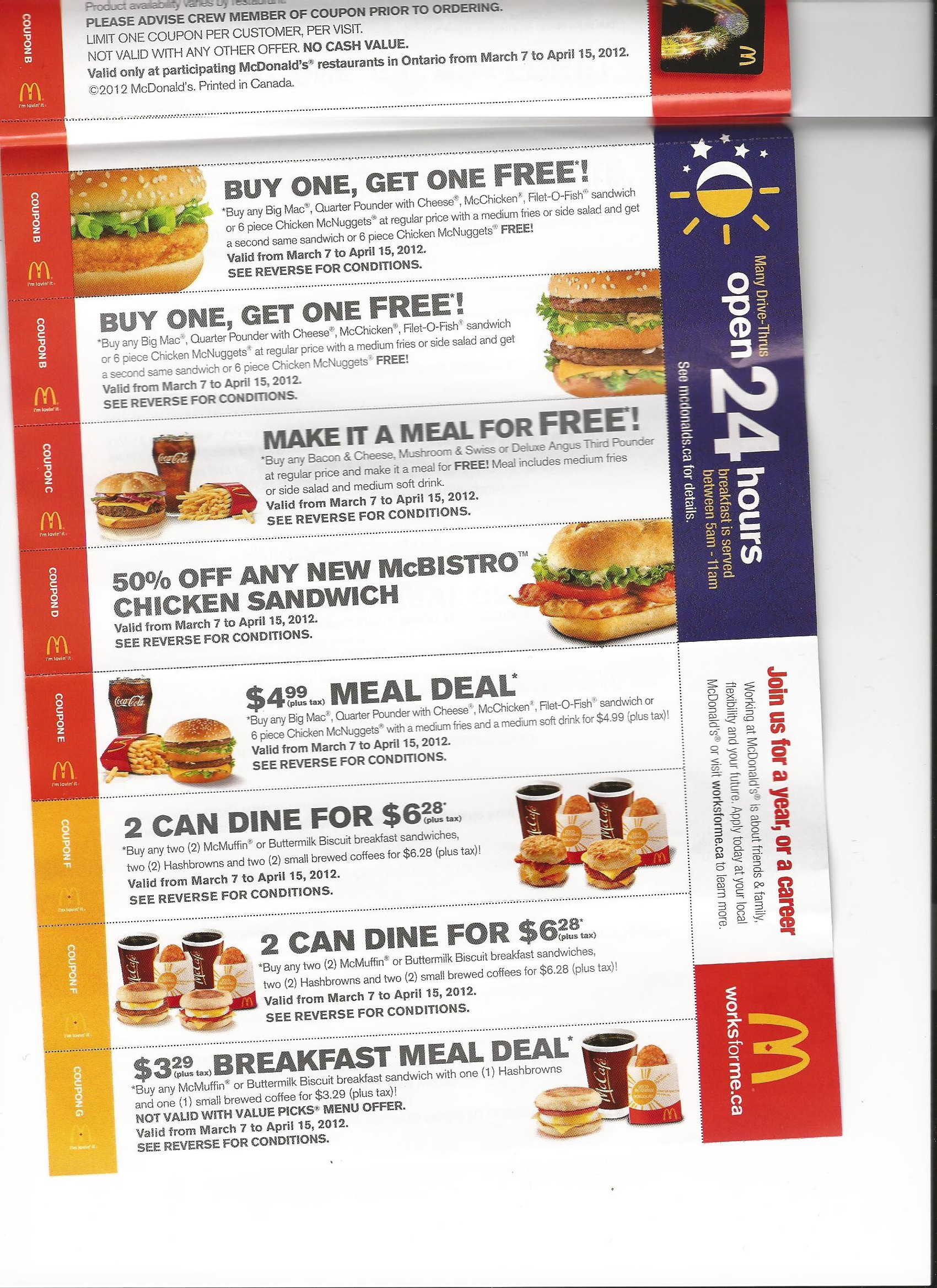 Different Menu And Sitting Arrangement Schememcdonalds pertaining to Free Mcdonalds Smoothie Printable Coupon