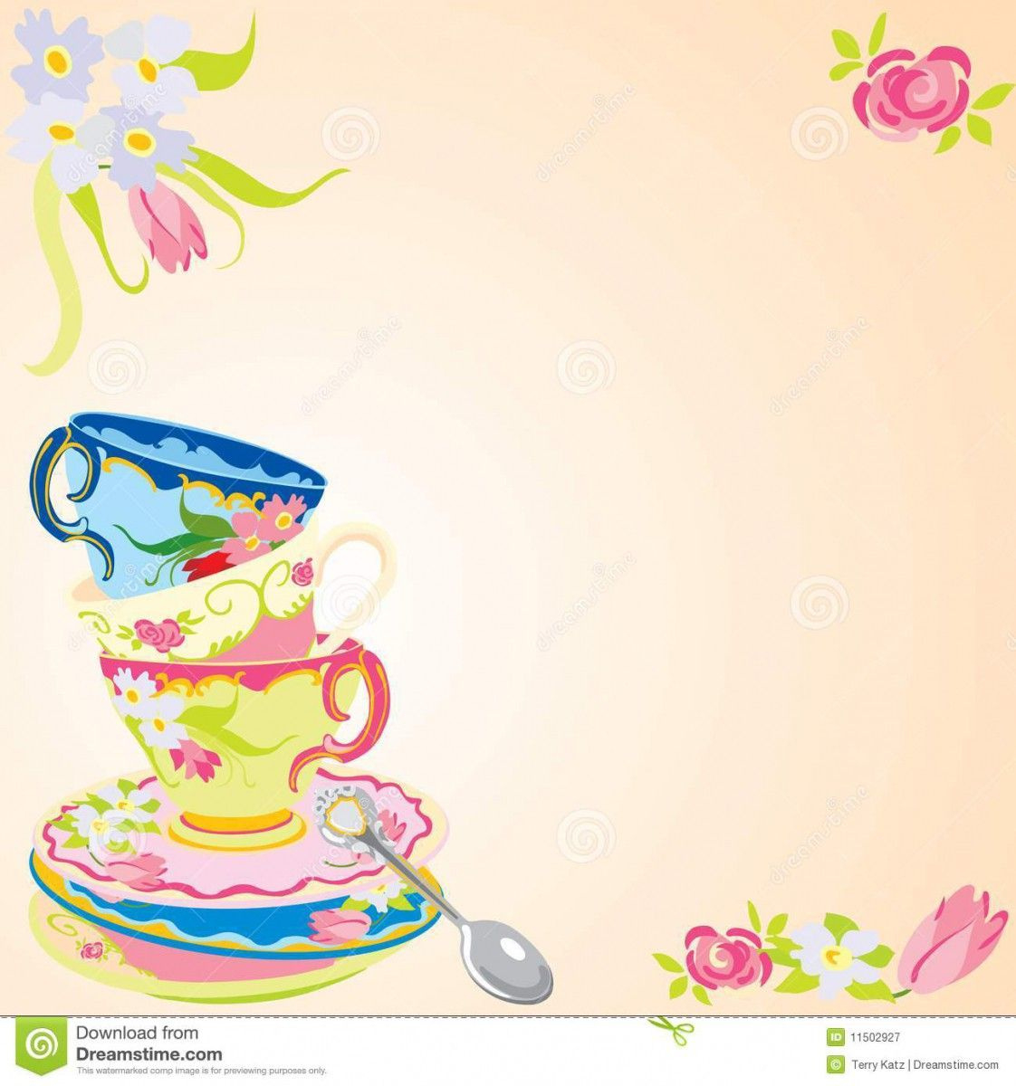 Discover 11 Food And Drink And Classic Tea Set - Party Invitation pertaining to Free Printable Kitchen Tea Invitation Templates