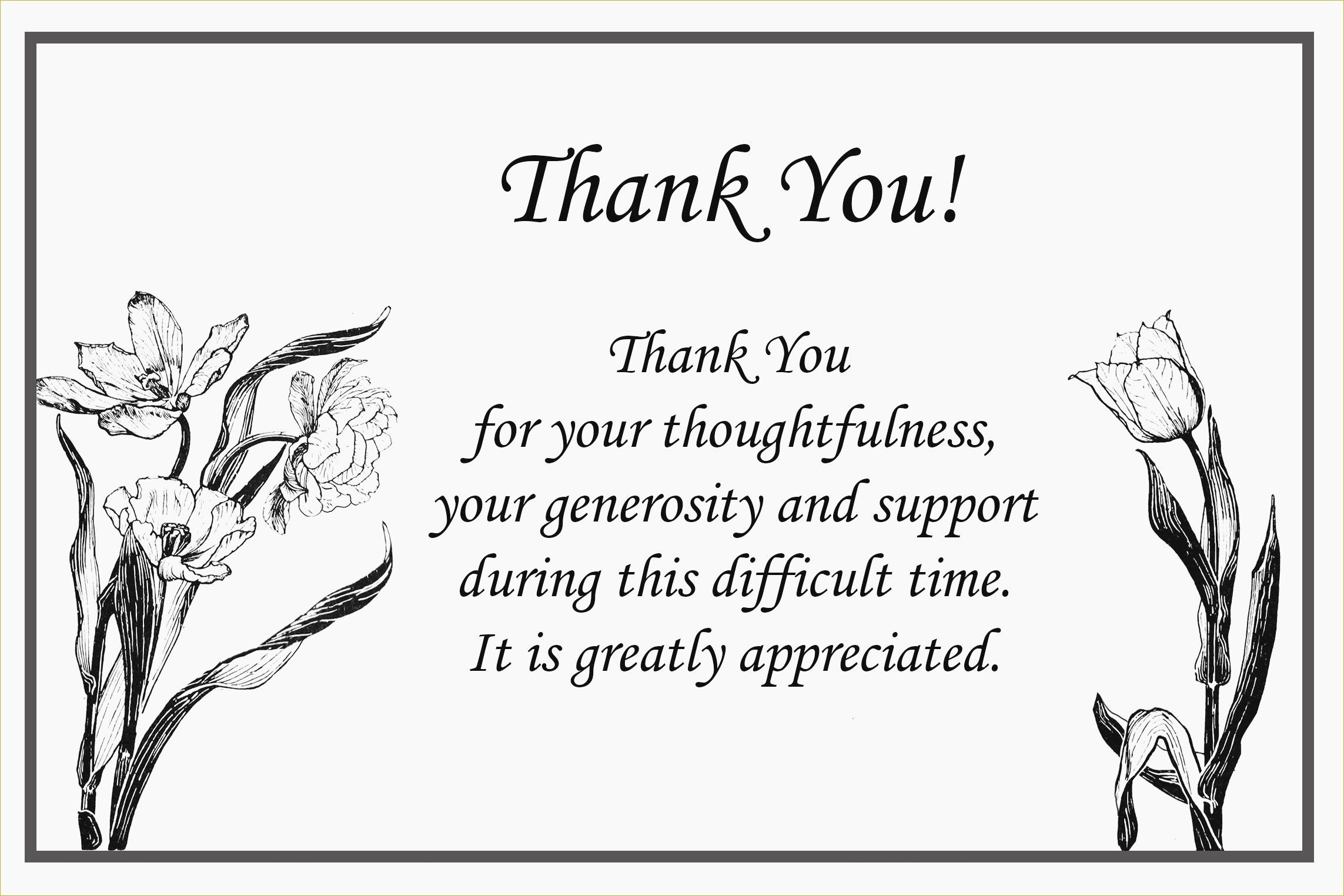 Discover 13 Sympathy Thank You Cards And Thank You Bereavement for Thank You Sympathy Cards Free Printable