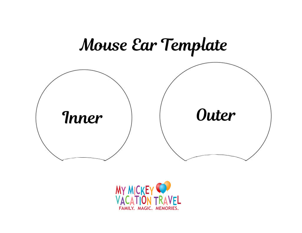 Disney Ear Template Free Printable within Free Printable Minnie Mouse Ears Template