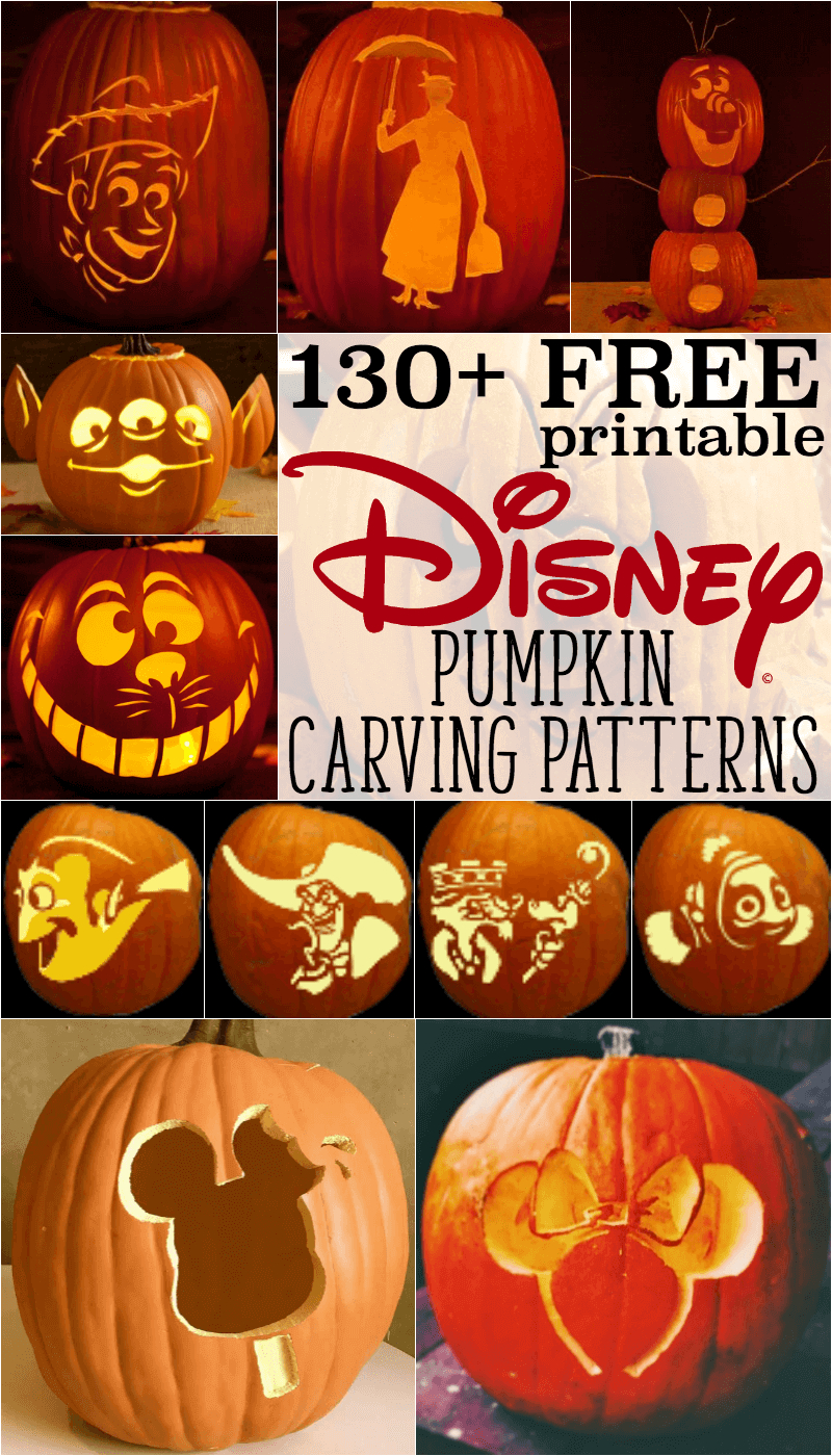 Disney Pumpkin Stencils: Over 150 Free Printables And Ideas with Free Printable Toy Story Pumpkin Carving Patterns