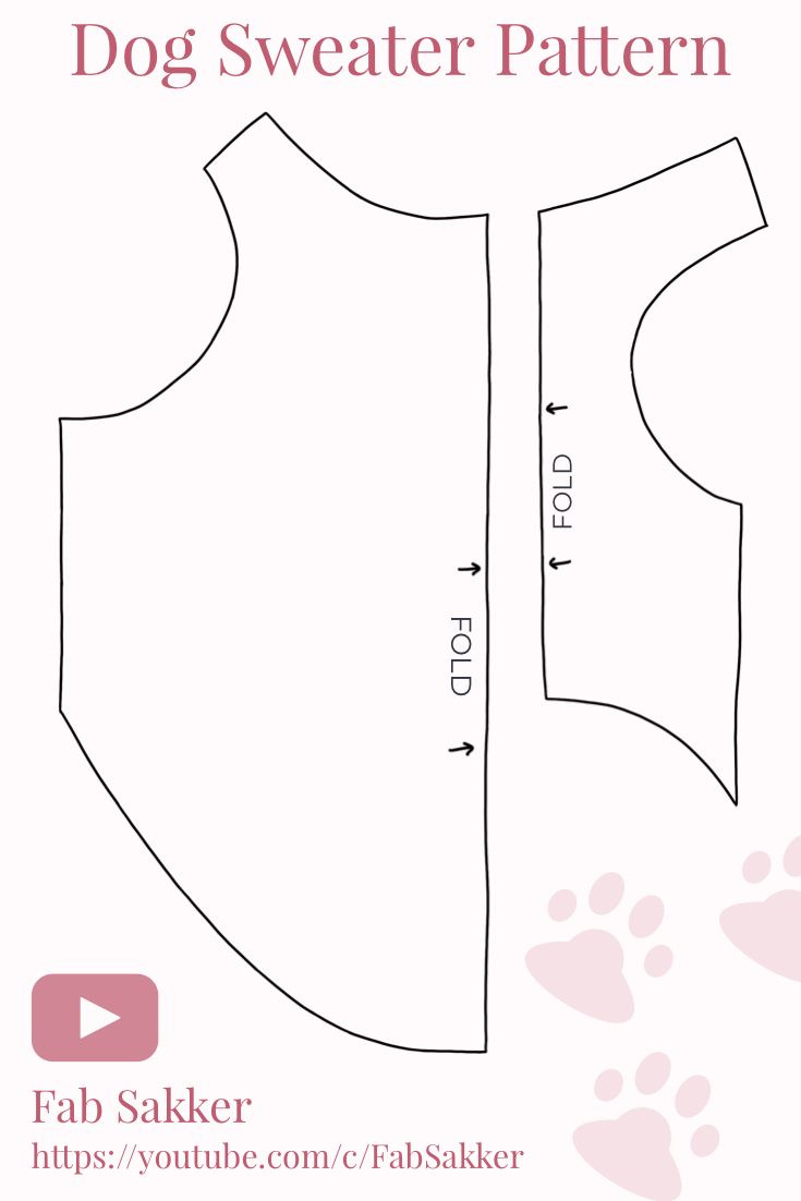Diy Dog Sweater Tutorial + Free Pattern within Free Printable Dog Coat Sewing Patterns