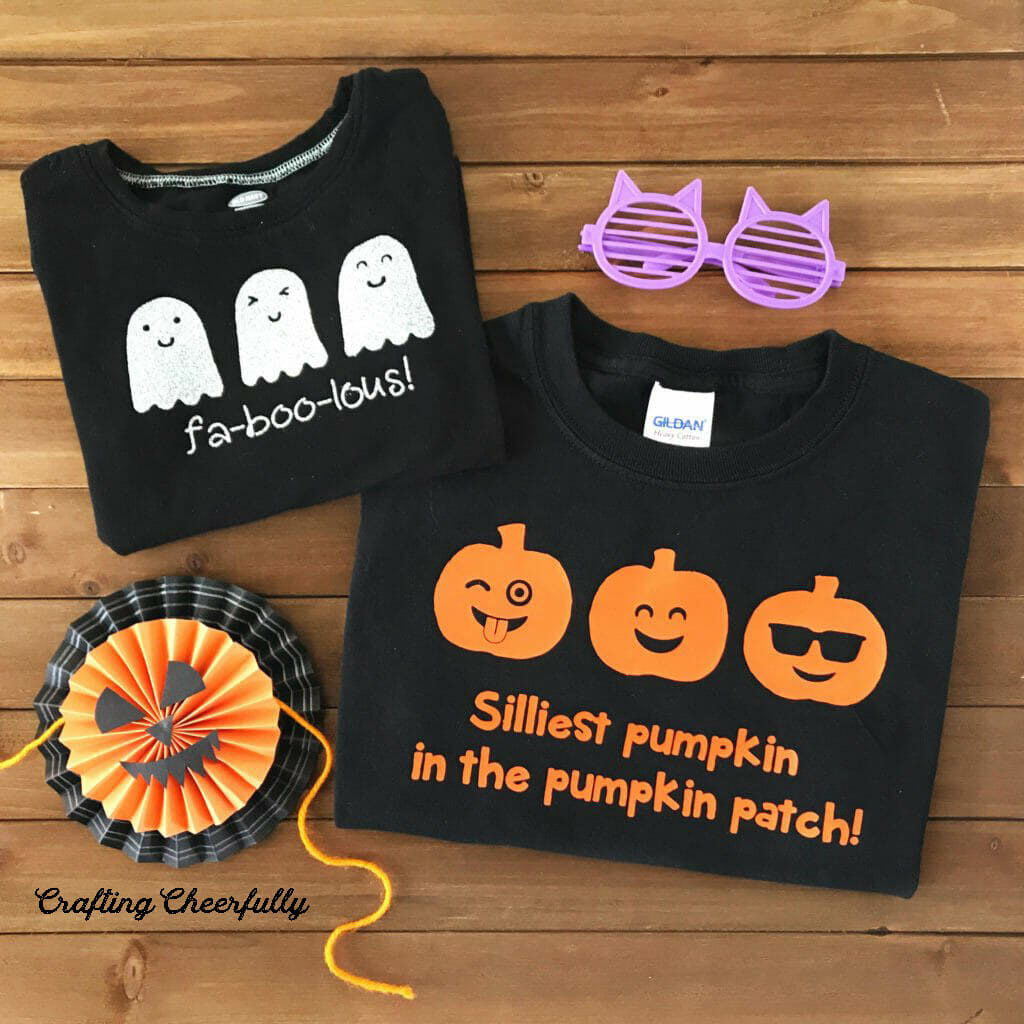 Diy Iron-On Halloween Shirts - Free Svg Cut Files - Crafting within Free Printable Halloween Iron Ons
