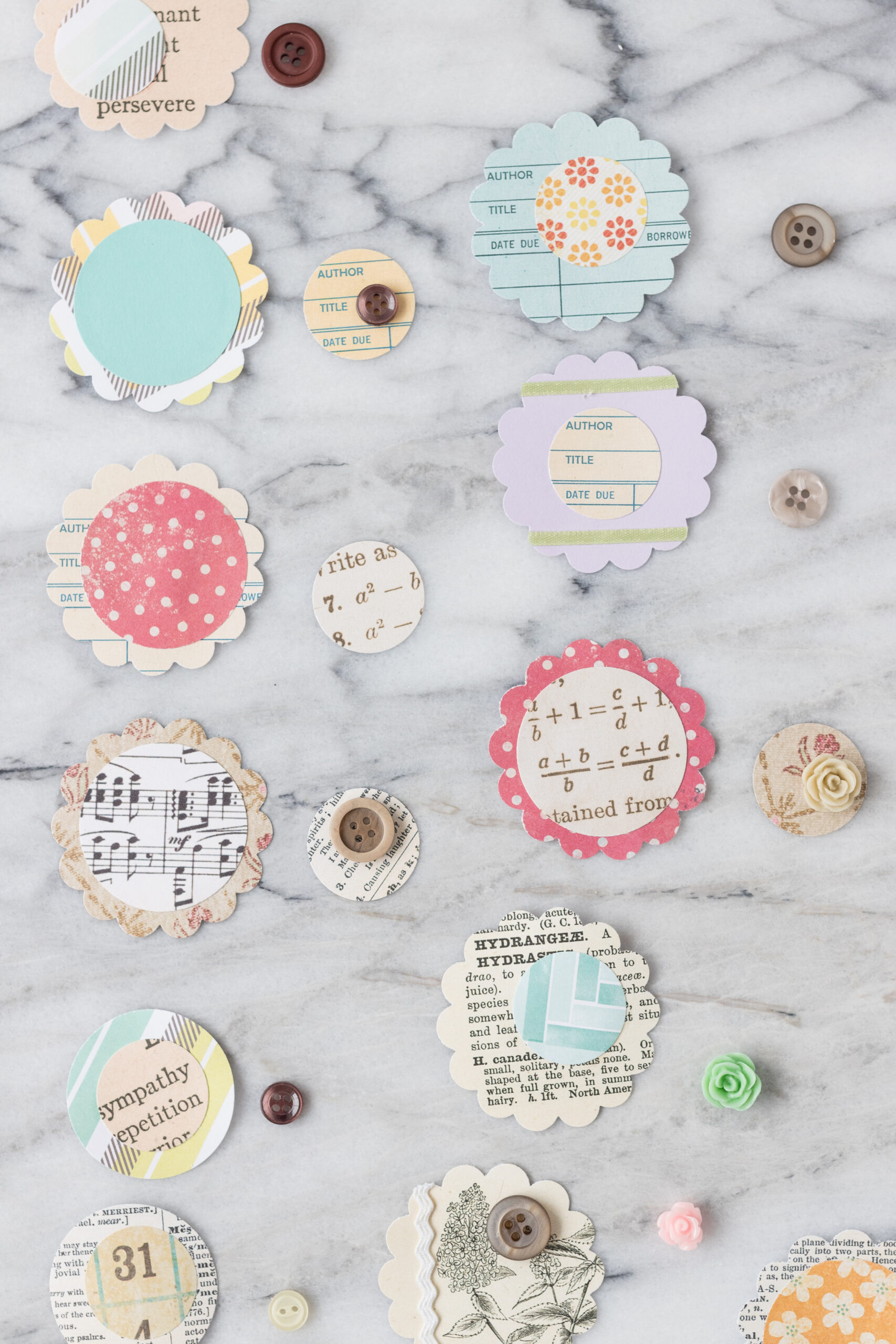 Diy Scrapbook Embellishments • Rose Clearfield with regard to Free Printable Scrapbook Decorations