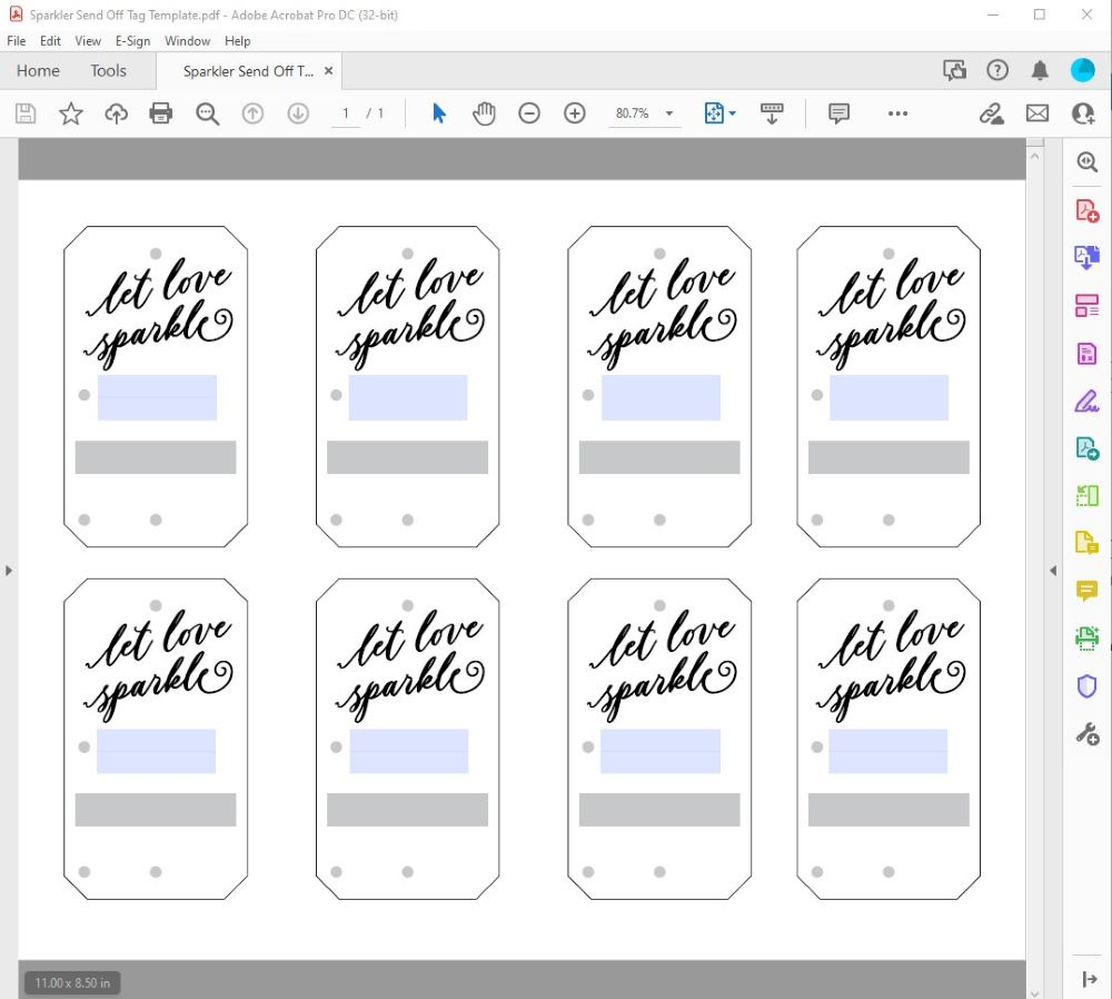 Diy Sparkler Send Off Tags For Your Wedding Exit – Modern Diy with Free Printable Wedding Sparkler Sign