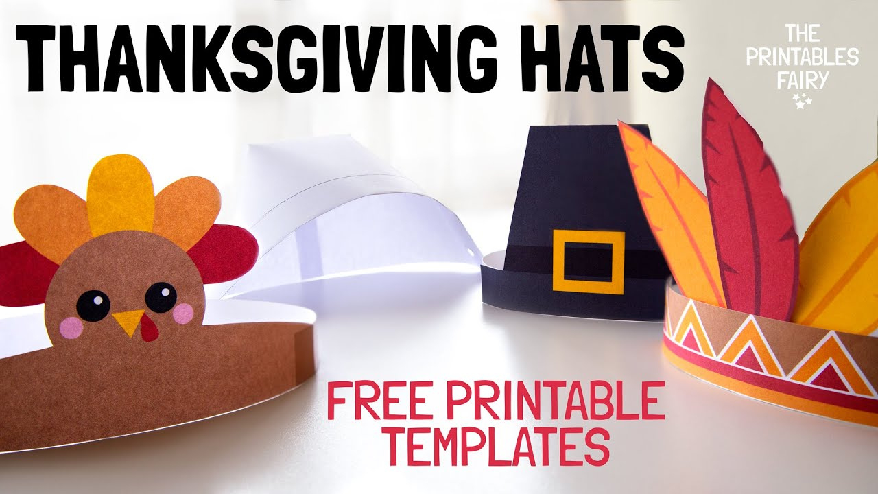 Diy Thanksgiving Hats For Kids - The Printables Fairy pertaining to Free Printable Pilgrim Hat Pattern