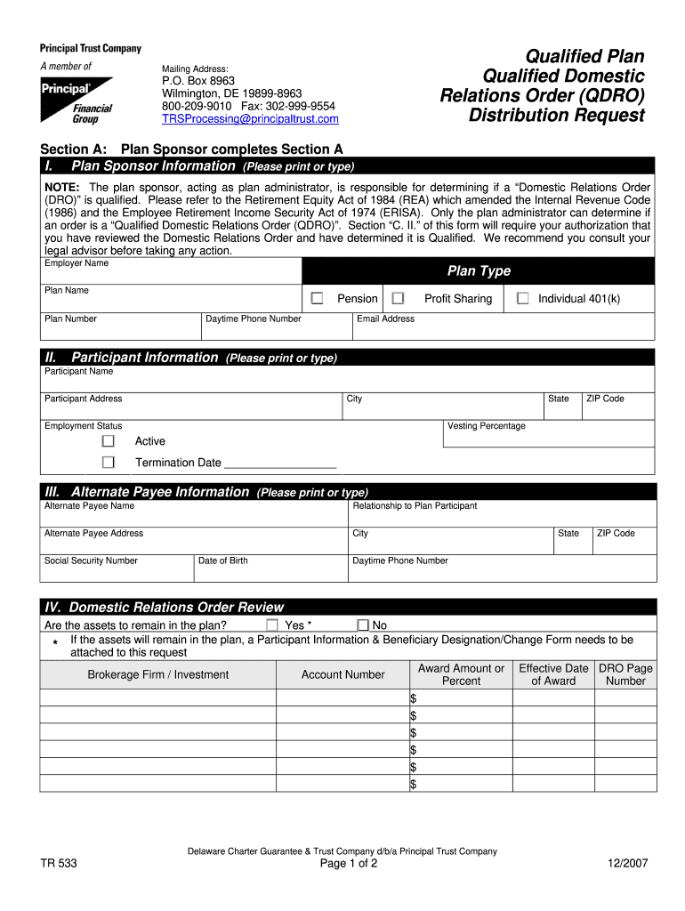 Do It Yourself Qdro Form: Fill Out & Sign Online | Dochub regarding Free Printable Qdro Forms
