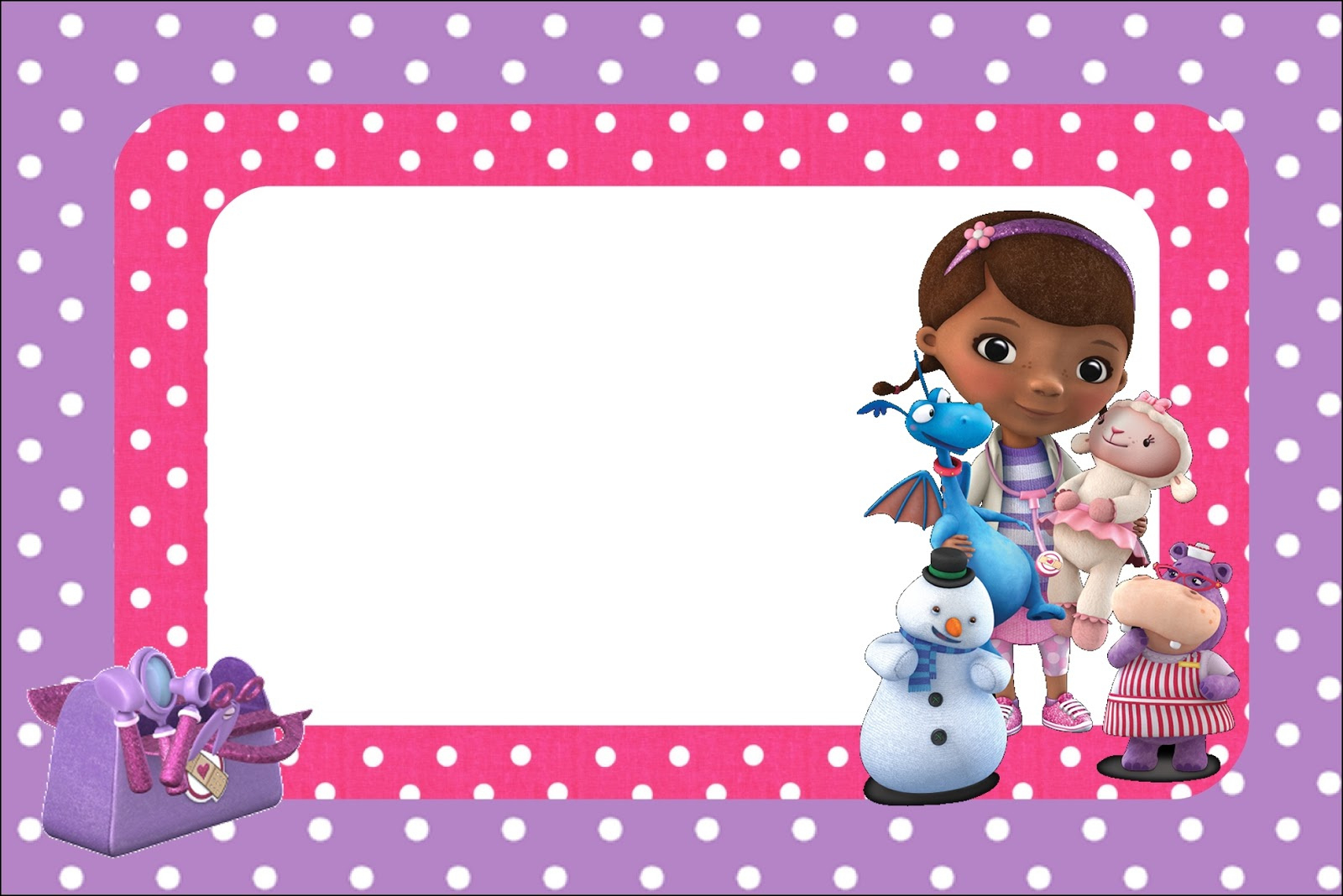 Doc Mcstuffins: Free Printable Invitations. - Oh My Fiesta! In English throughout Free Printable Doc Mcstuffins Food Labels