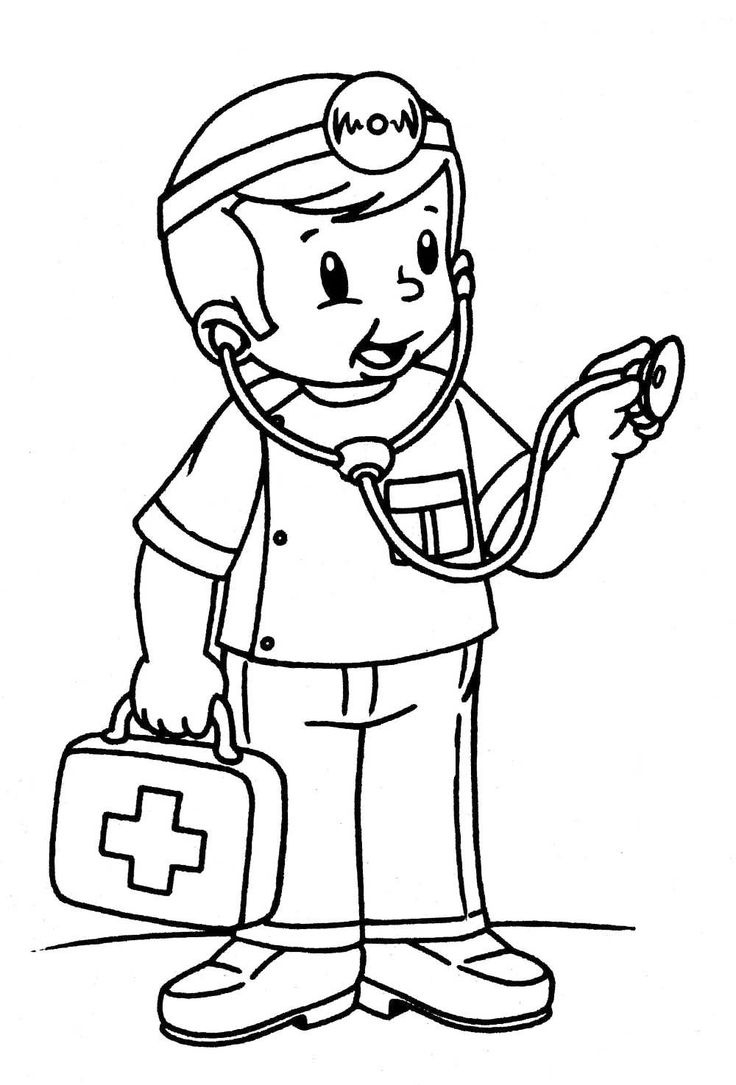 Doctor Coloring Pages - Best Coloring Pages For Kids for Doctor Coloring Pages Free Printable