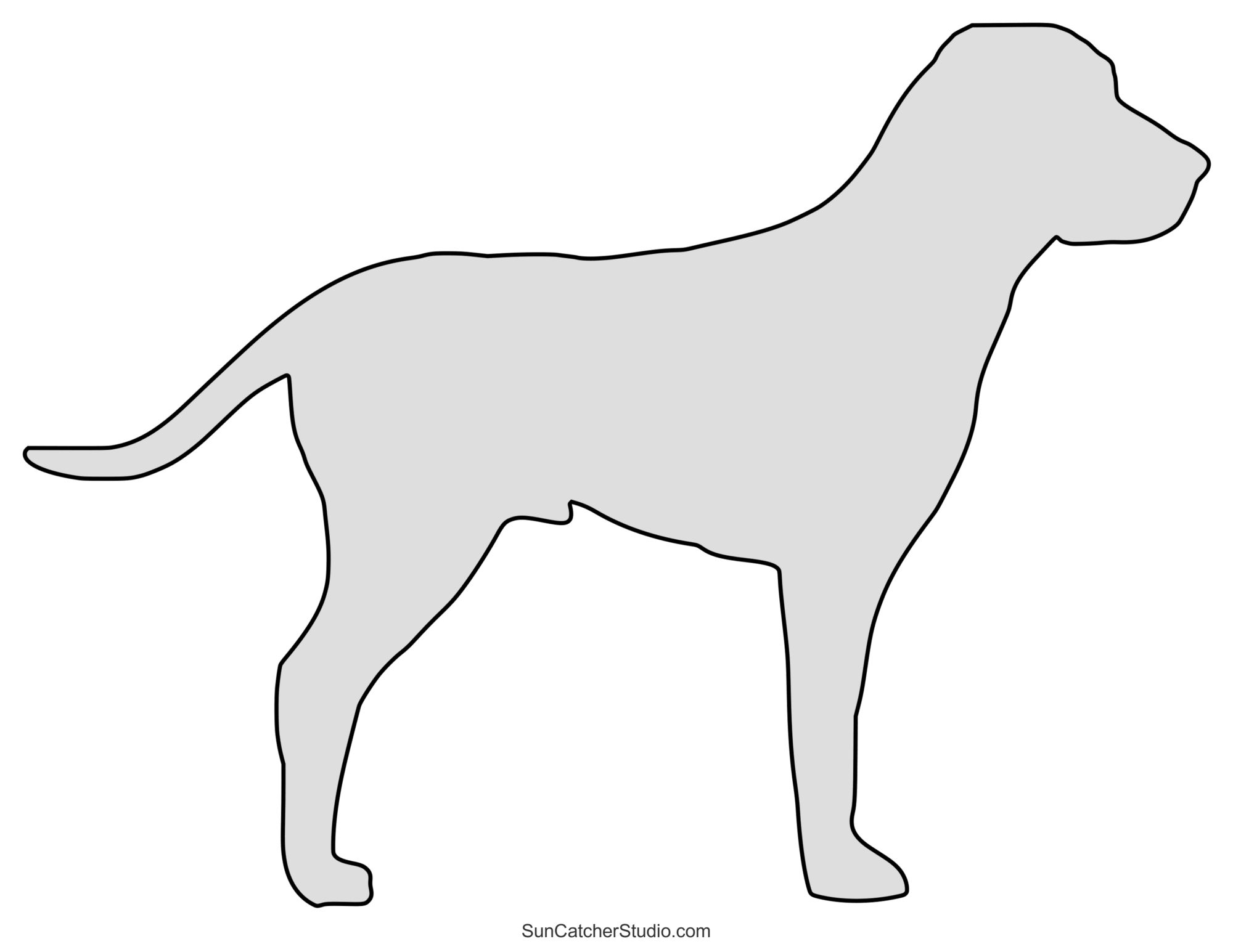 Dog Patterns, Templates, Silhouettes (Free Jpg, Png, Svg) – Free for Free Printable Dog Silhouettes