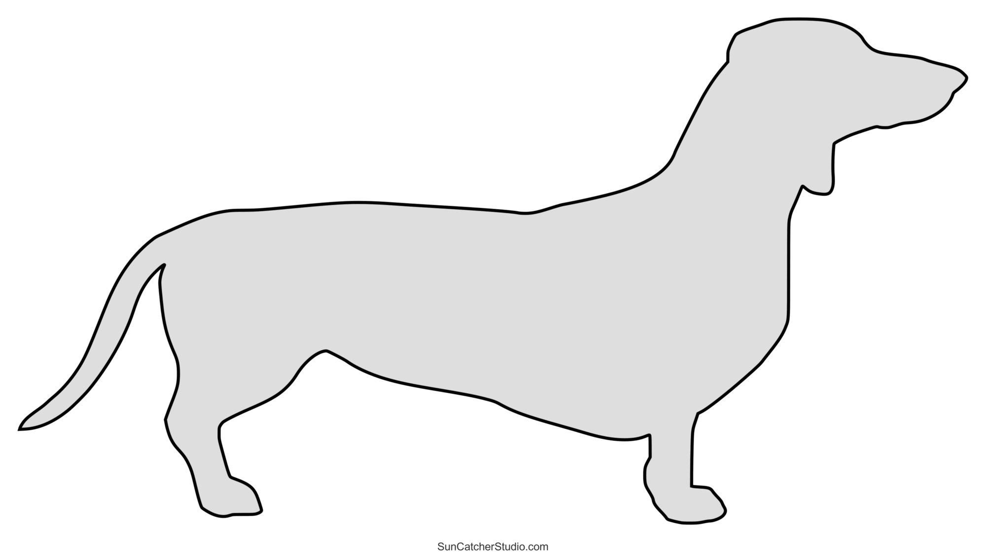 Dog Patterns, Templates, Silhouettes (Free Jpg, Png, Svg) – Free in Free Printable Dog Silhouettes
