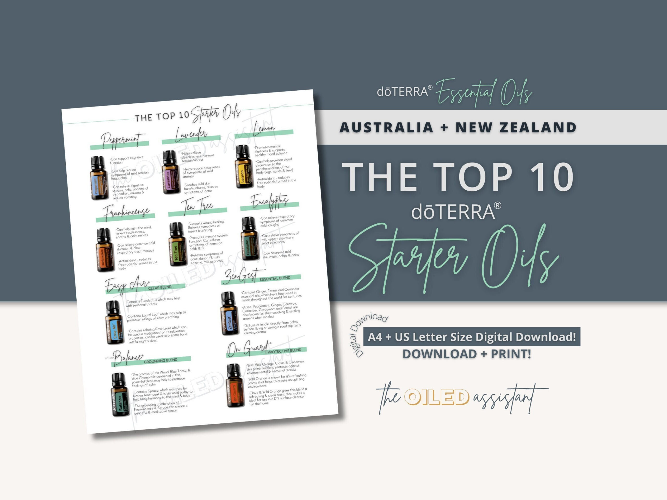 Doterra Karten - Etsy.de throughout Free Printable Doterra Sample Cards