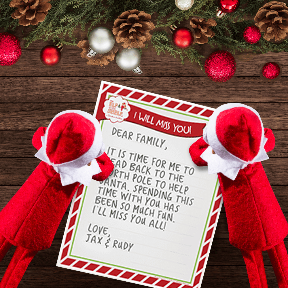 Download A Free, Printable Letter From Your Elf | The Elf On The Shelf with Goodbye Letter From Elf On The Shelf Free Printable
