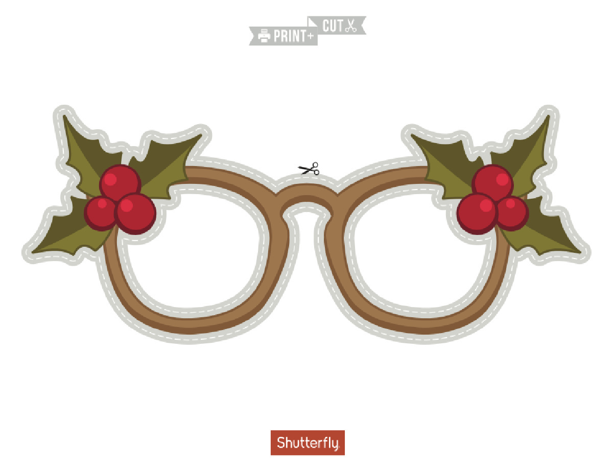 Download All Our 65 Fun Free Printable Christmas Photo Booth Props within Free Photo Booth Props Printable Pdf