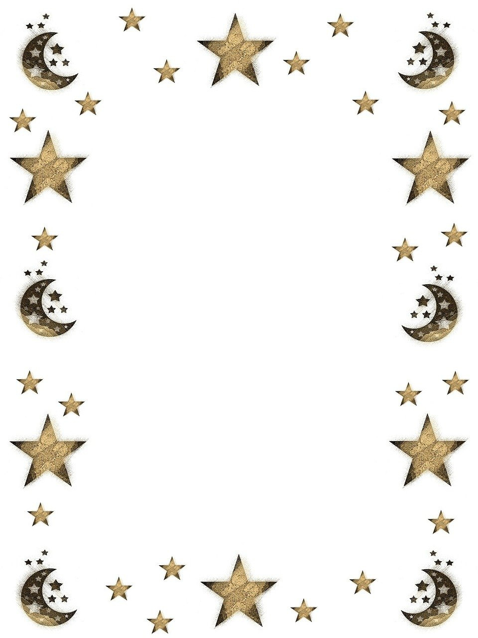 Download Background, Stationery, Moon. Royalty-Free Stock throughout Free Printable Star Border Paper