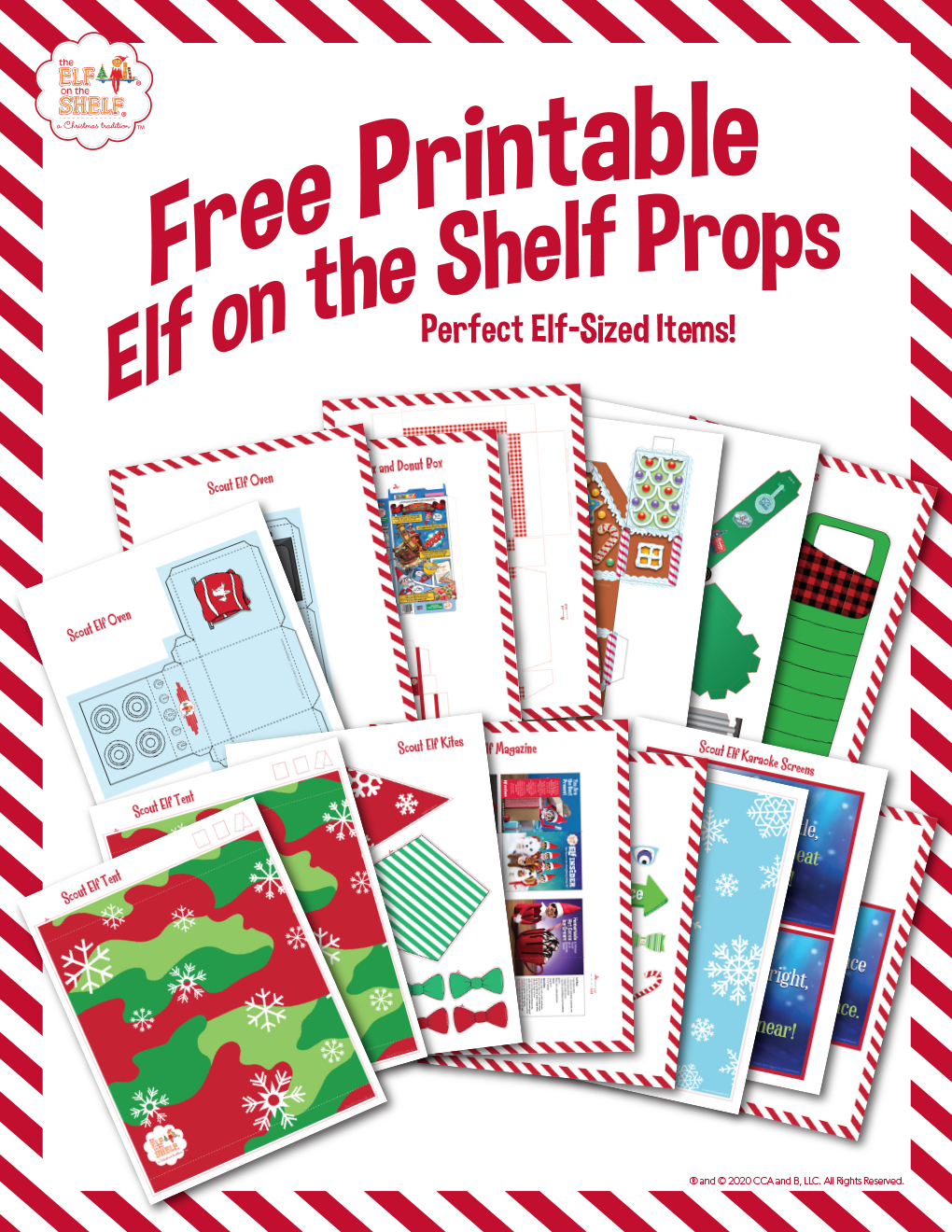 Download Free Printable Elf On The Shelf Props | The Elf On The Shelf throughout Free Elf Printables