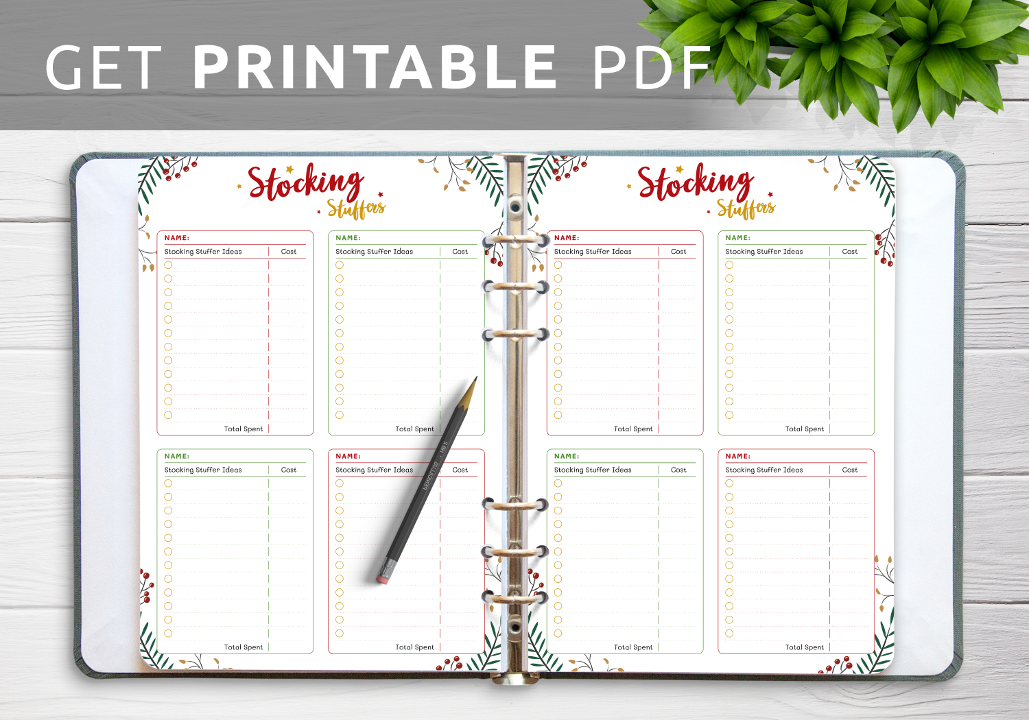 Download Printable Christmas Style - Stocking Stuffers Pdf in Free Printable Stocking Stuffers