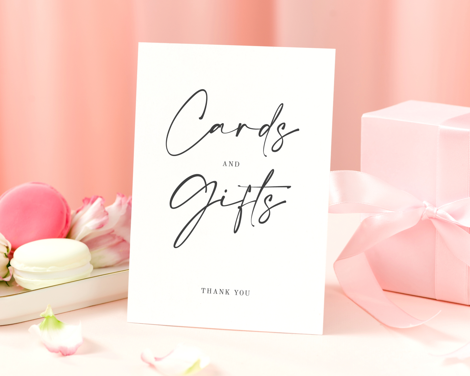 Download Printable Wedding Cards & Gifts Sign Pdf pertaining to Cards Sign Free Printable