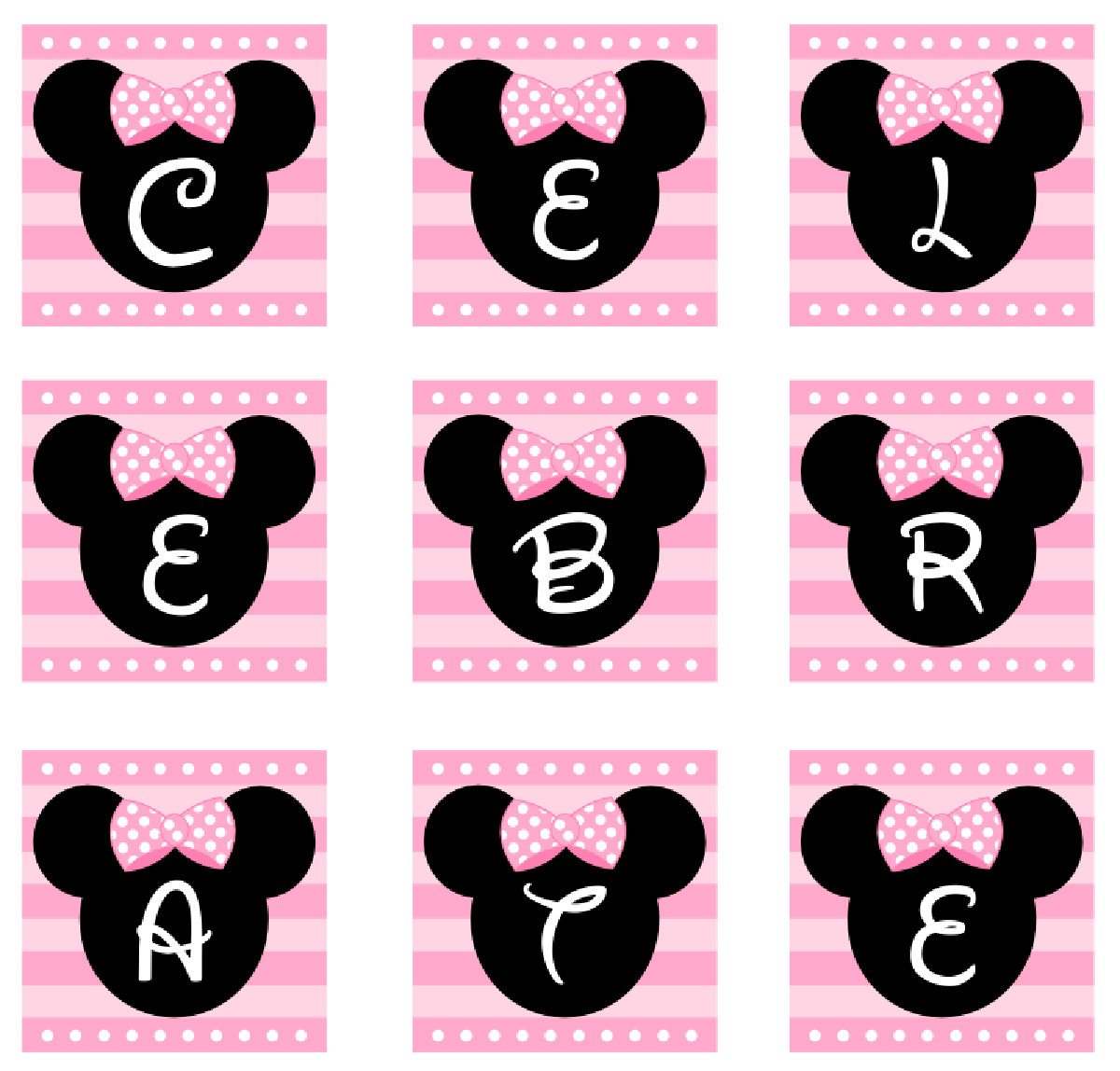 Download These Free Pink Minnie Mouse Party Printables! | Catch My regarding Free Minnie Mouse Printable Templates