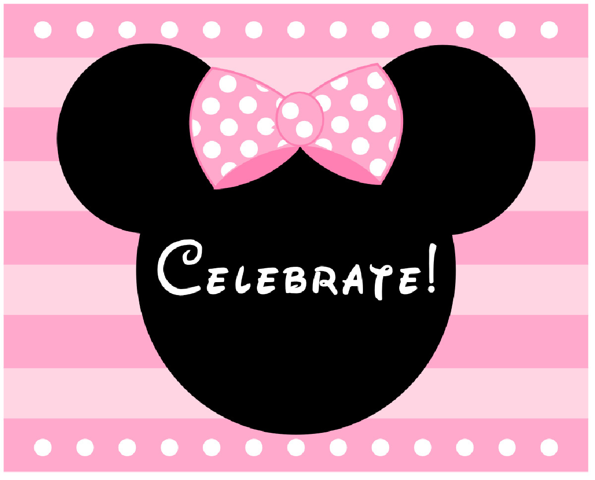Download These Free Pink Minnie Mouse Party Printables! | Catch My regarding Free Printable Minnie Mouse Birthday Banner