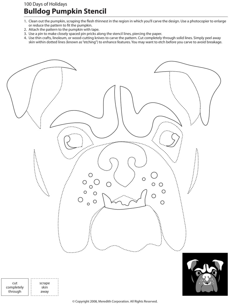 Downloadable Dog Breed Pumpkin Stencils | Ps Pets intended for Free Printable Pumpkin Carving Templates Dog