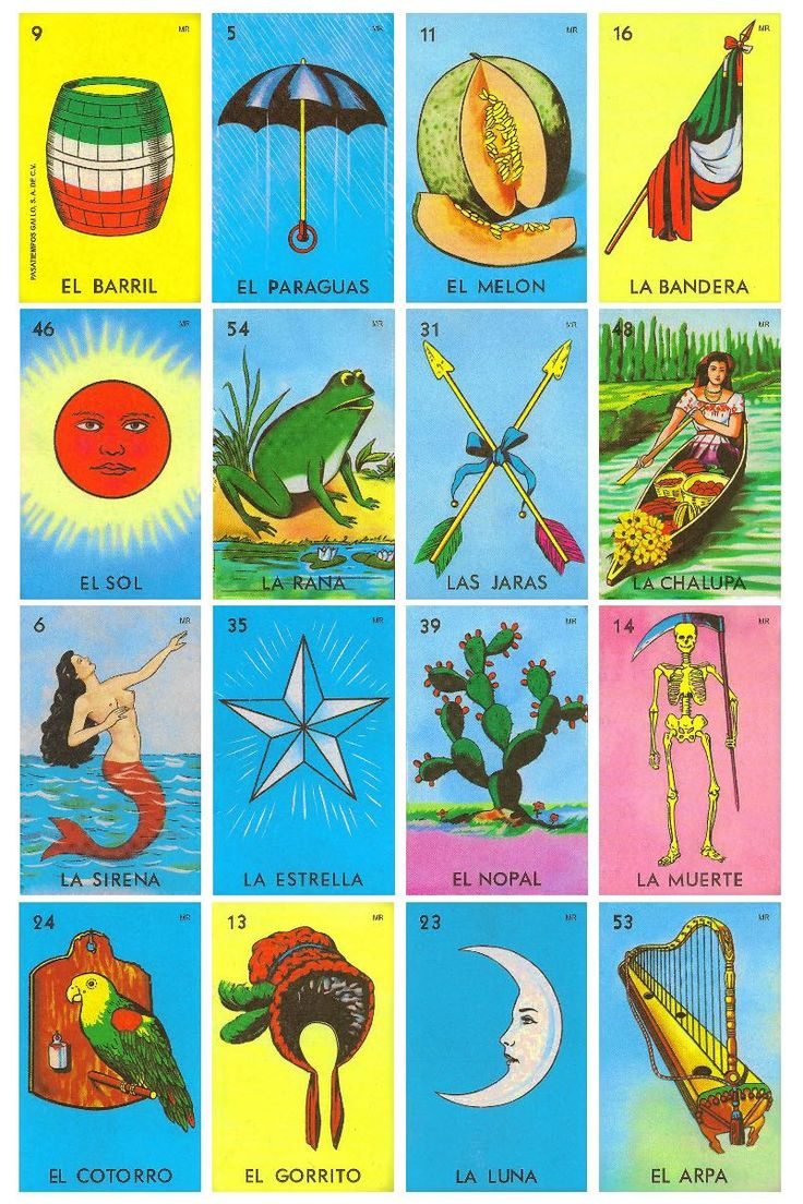 Downloadable Printable Loteria Cards - Downloadable Printable regarding Free Printable Loteria Game