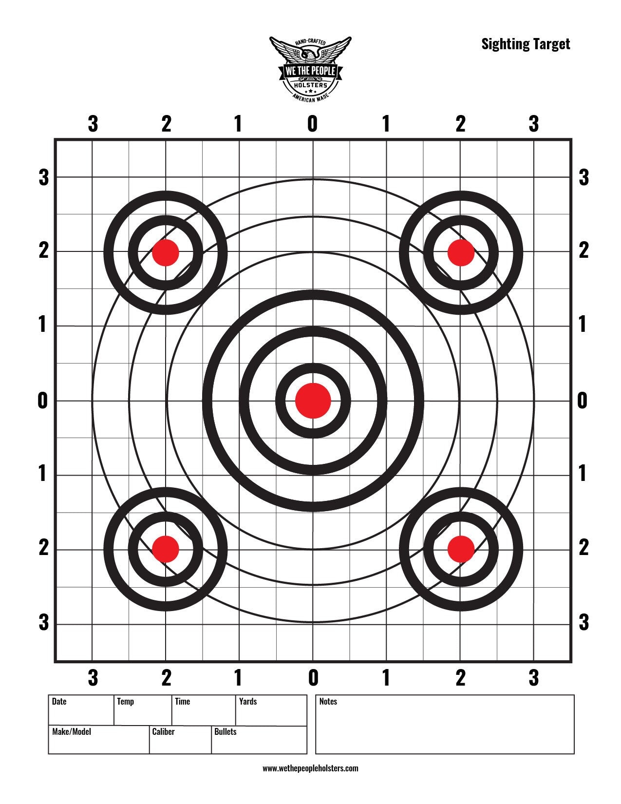 Downloadable Targets | Free Shooting Targets | Printable Targets throughout Free Printable Targets