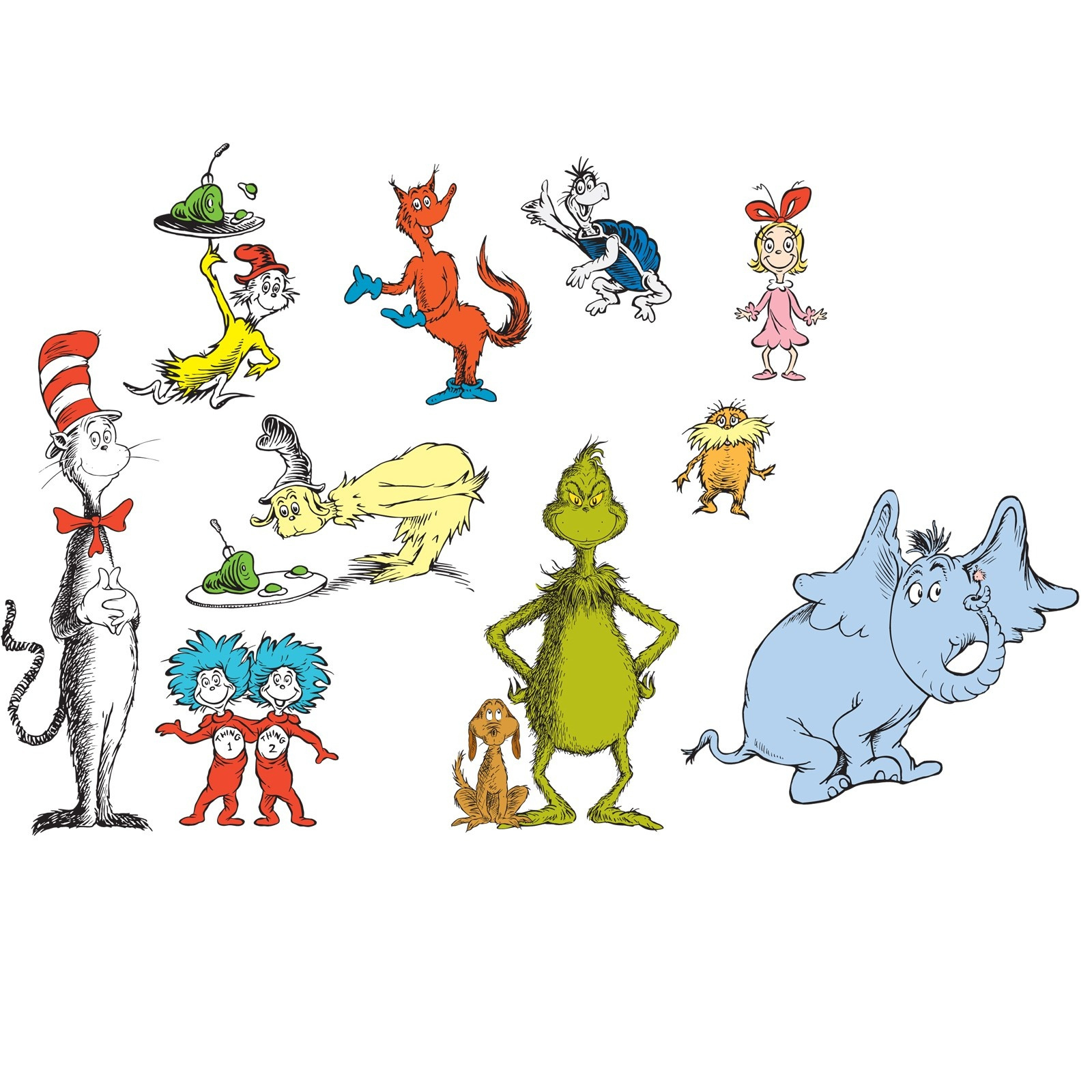Dr Seuss Printable Characters - Worksheets Library regarding Free Dr Seuss Characters Printables