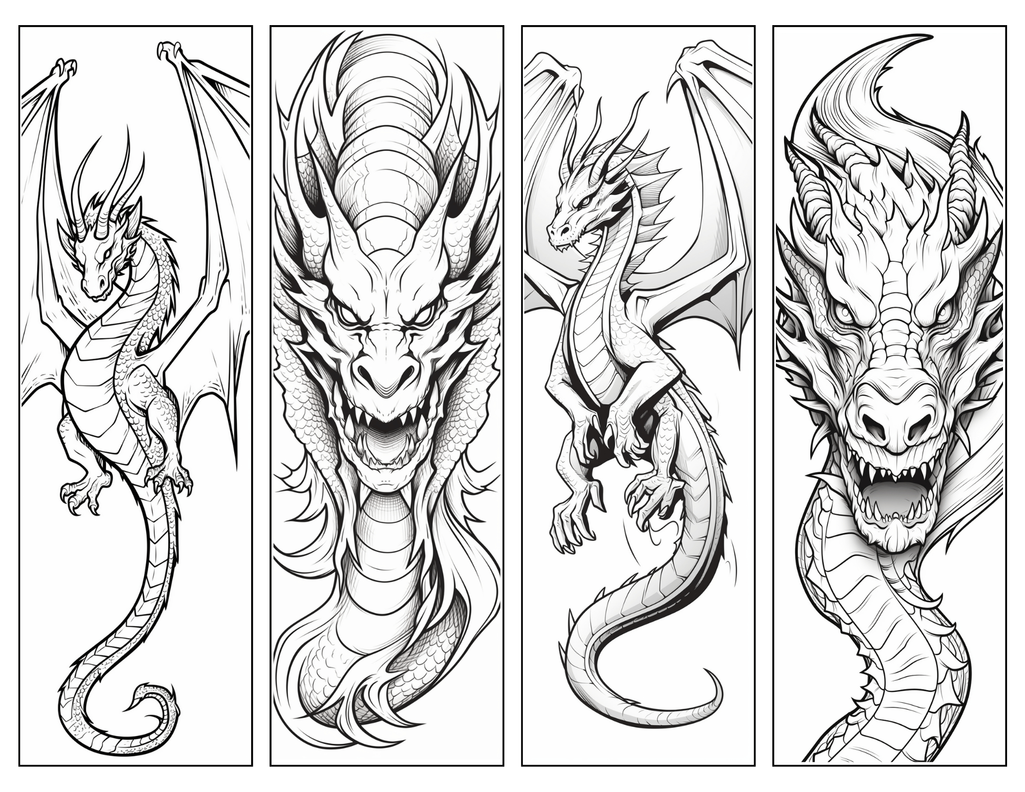 Dragon Bookmark: Free Printable Bookmarks For Your Book | Skip To intended for Free Printable Dragon Bookmarks