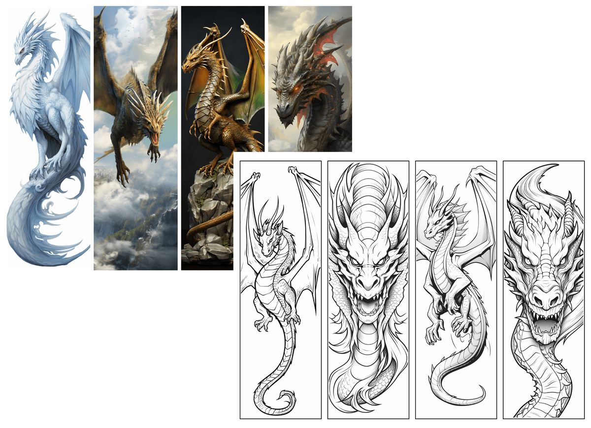 Dragon Bookmark: Free Printable Bookmarks For Your Book | Skip To intended for Free Printable Dragon Bookmarks