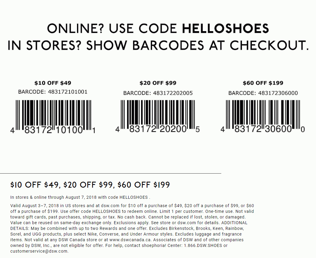 Dsw Shoes Promo Code Dsw 2019 Dsw Printable Dsw Vip Coupon with Free Printable Coupons For Dsw Shoes