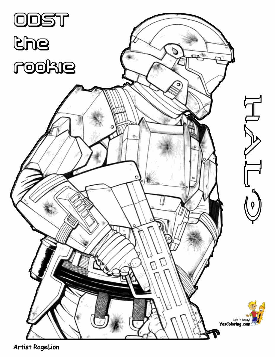 ▷ Halo: Coloring Pages &amp;amp; Books - 100% Free And Printable! for Free Printable Halo Coloring Pages