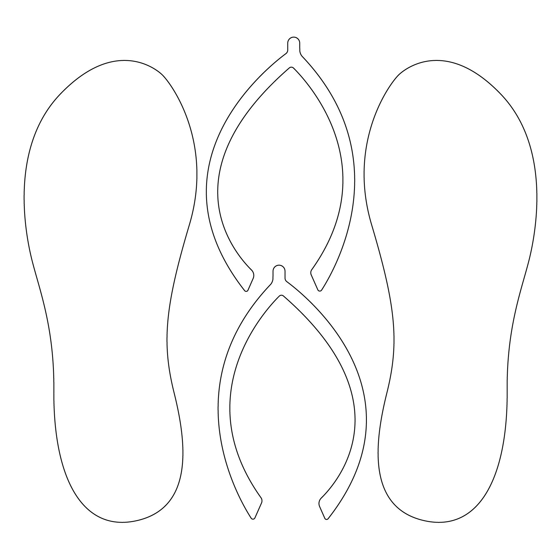 가랜드) 플립(쪼리)가랜드 : 네이버 블로그 | Printable Art inside Free Printable Flip Flop Pattern