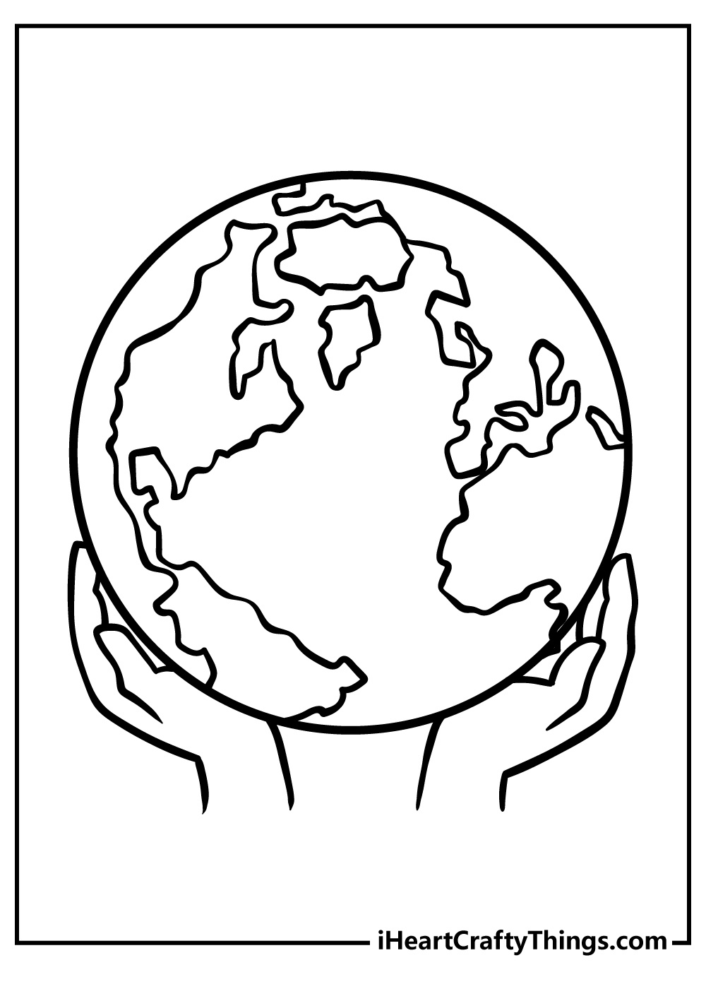 Earth Coloring Pages (20 Free Printables) within Earth Coloring Pages Free Printable