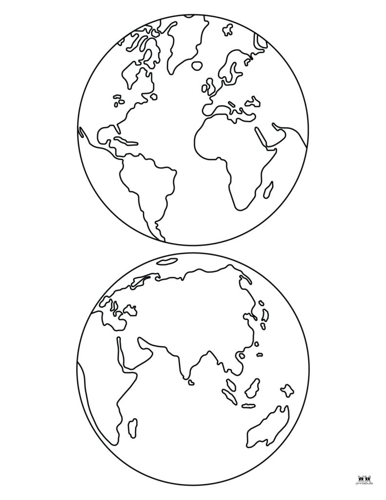 Earth Coloring Pages - 25 Free Pages | Printabulls pertaining to Free Printable Earth Pictures
