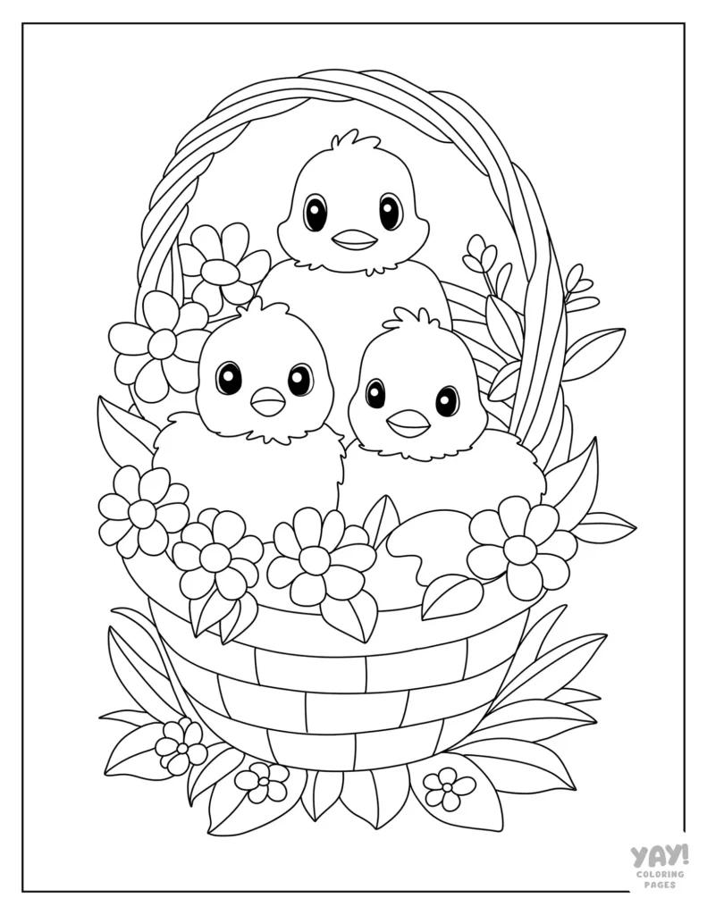 Easter Coloring Pages (Free Printables) intended for Free Printable Easter Pages