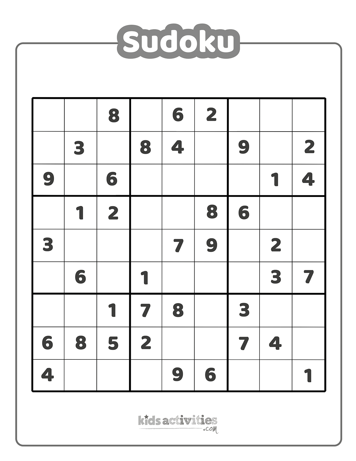 Easy And Hard Sudoku Printables Kids Activities Blog inside Download Printable Sudoku Puzzles Free