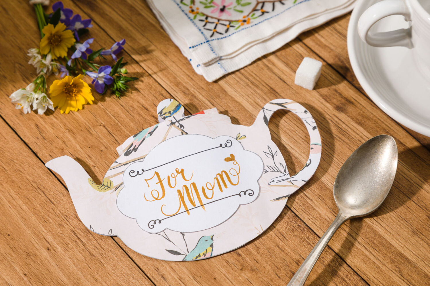 Easy Handmade Card Making Ideas With Free Printable Template throughout Free Printable Teacup Template