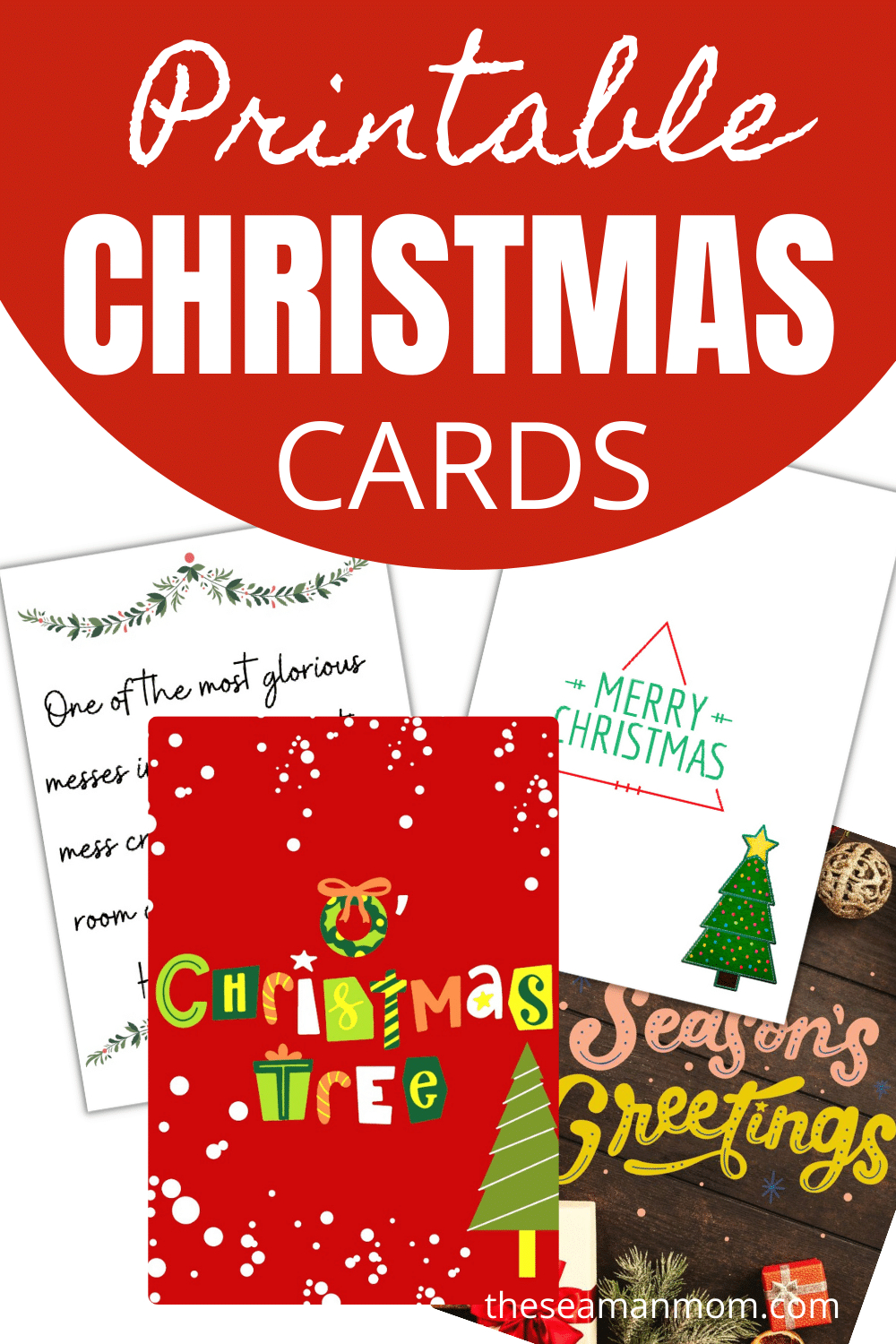 Easy Printable Christmas Cards - Easy Peasy Creative Ideas with regard to Create Your Own Free Printable Christmas Cards