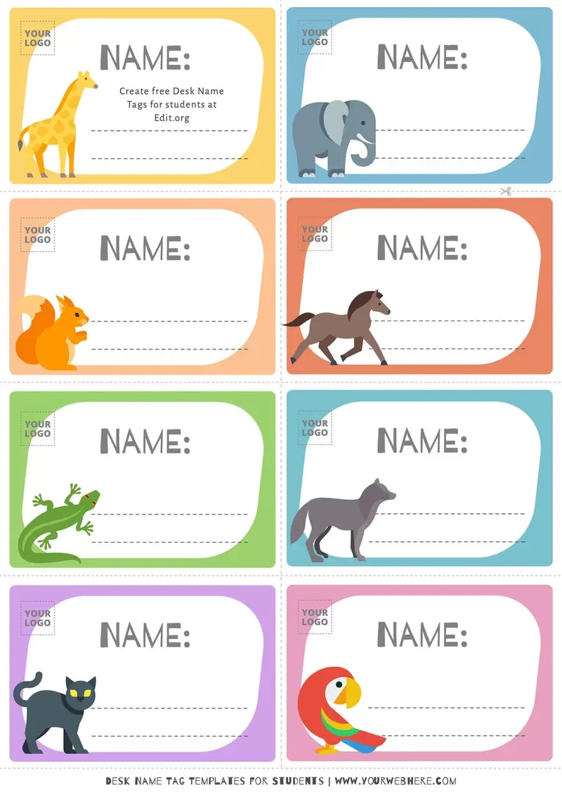 Editable Desk Name Tags For Students with regard to Free Printable Desk Name Plates For Students