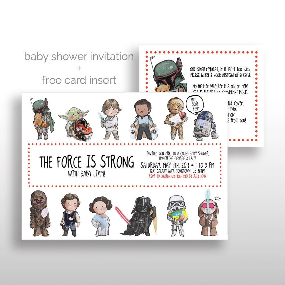 Editable Printable Star Wars Baby Shower Invitations, Star Wars pertaining to Free Printable Star Wars Baby Shower Invites