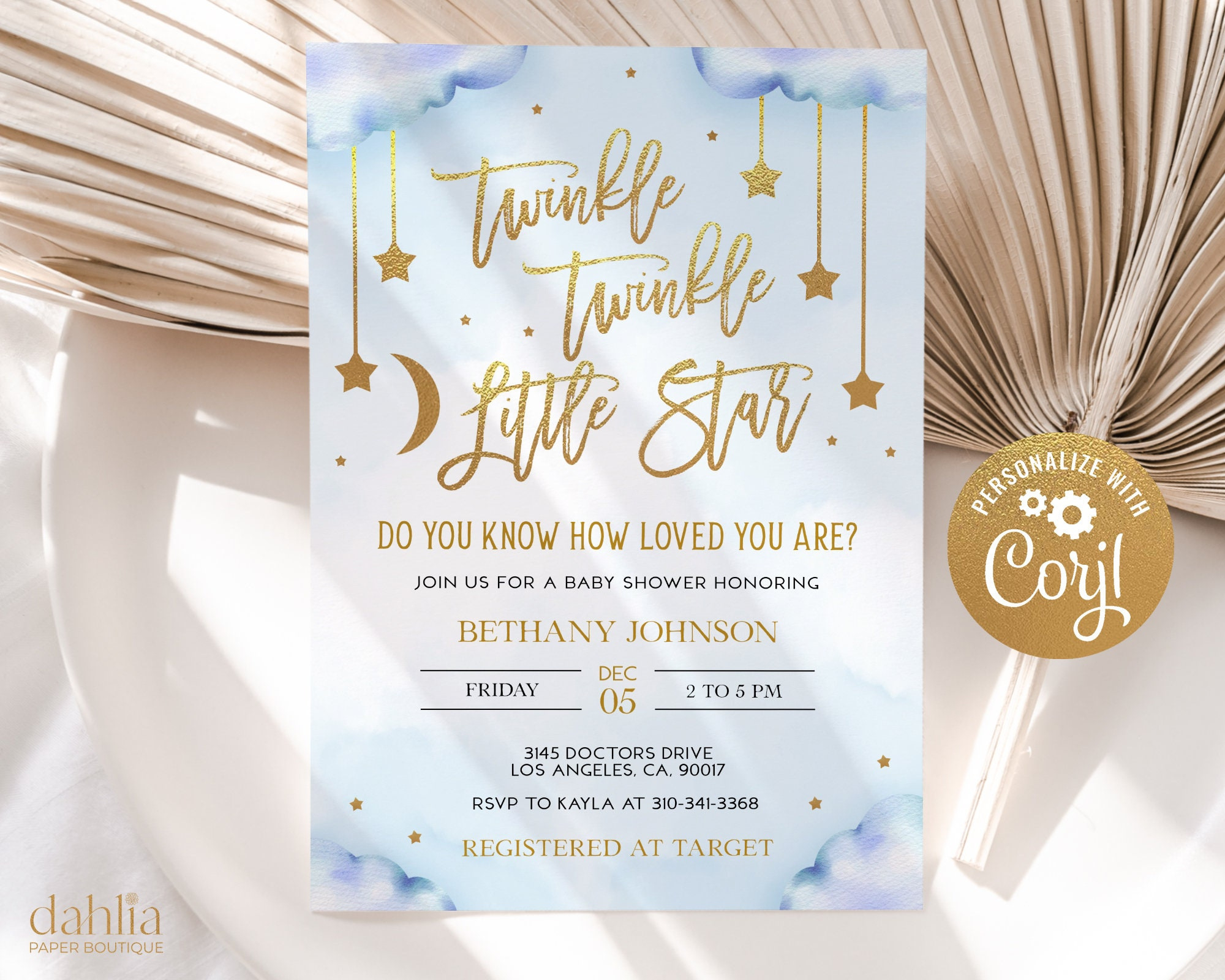 Editable Twinkle Twinkle Little Star Baby Shower Invitation for Free Printable Twinkle Twinkle Little Star Baby Shower Invitations