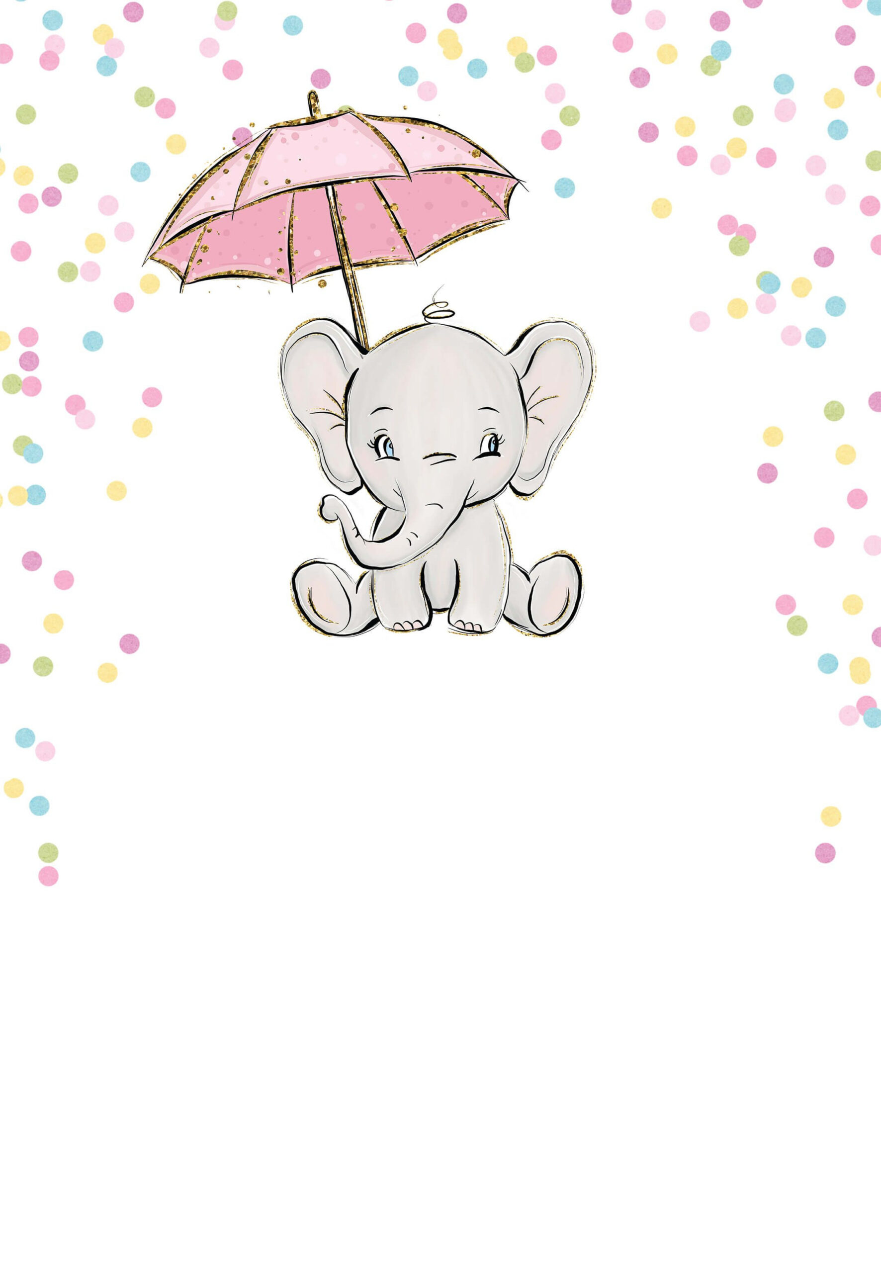 Elephant Baby Shower Invitation Girl, Baby Elephant Girl Baby inside Free Pink Elephant Baby Shower Printables