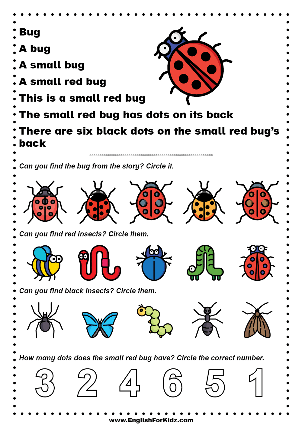 English For Kids Stepstep: Reading Comprehension For for Free Printable Pre K Reading Books